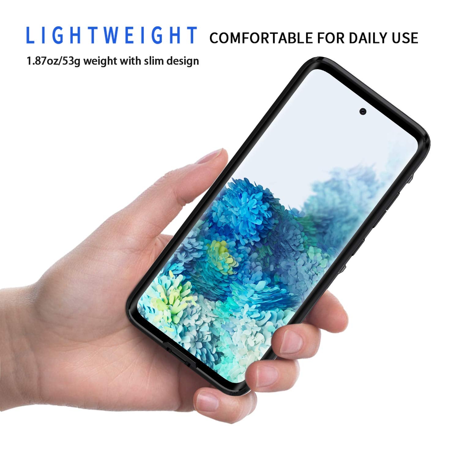 Lanhiem For Samsung Galaxy S20 Case, Ip68 Waterproof Dustproof Shockproof Case With Built In Screen Protector, Heavy Duty Full B