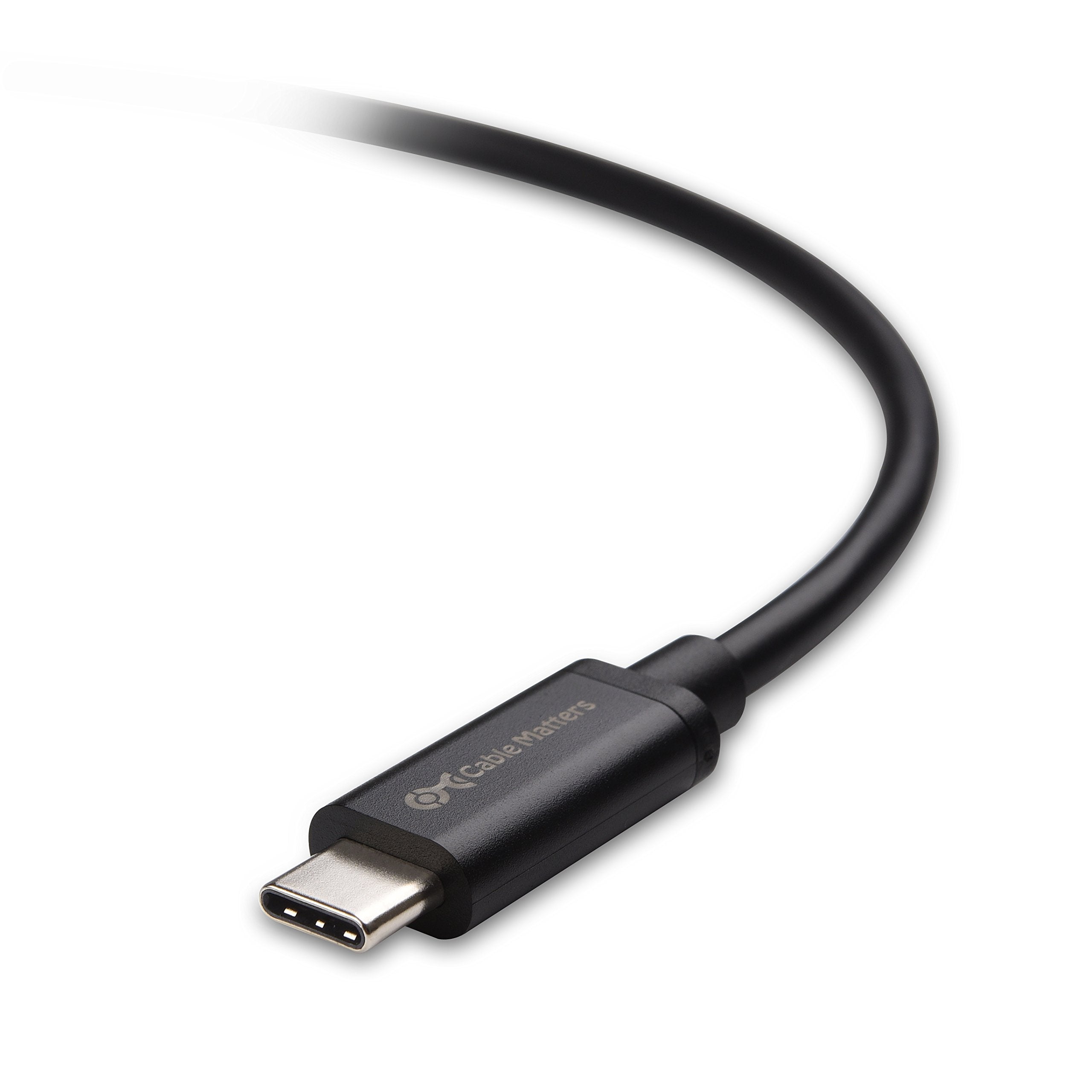 Cable Matters [Intel Certified] 20Gbps Thunderbolt 3 Cable 6.6 Feet (Usb C Thunderbolt Cable) In Black Supporting 100W Charging