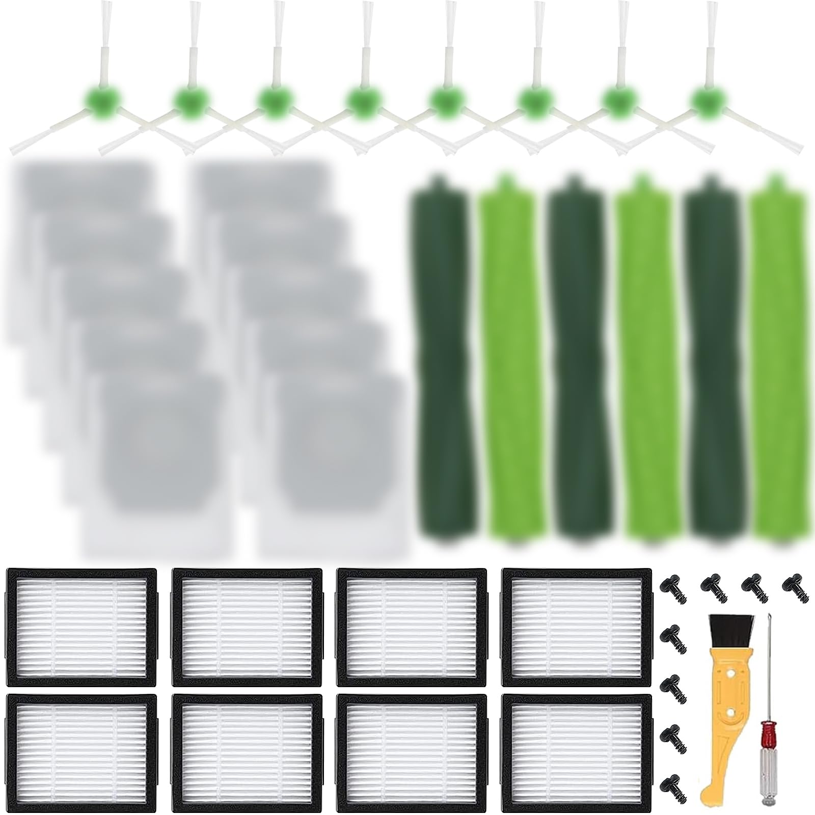 Katerelis 29 Pack Compatible With E/I/J Series Replacement Parts, E5 E6 E7 I2 I3 I3+I4 I4+ I6 I6+ I7 I7+ I8 I8+/Plus, 3 Sets Of