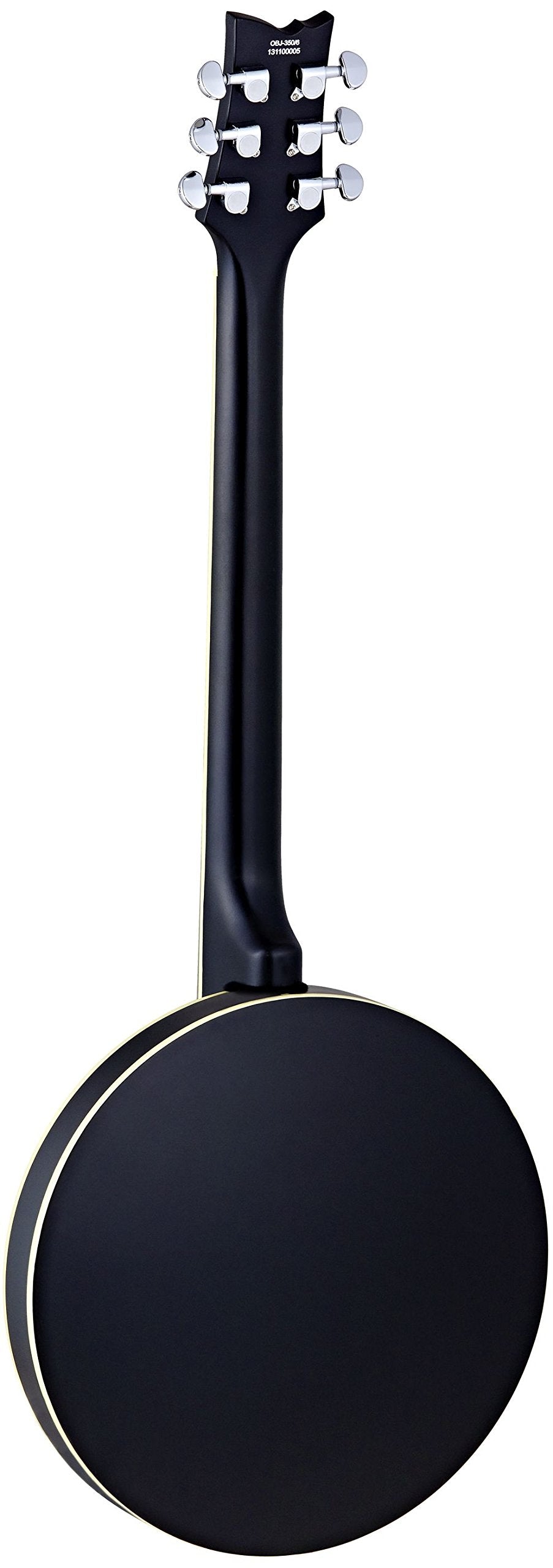 Ortega Guitars Raven Series 6-String Banjo W/Bag, Right (Obj350/6-Sbk)