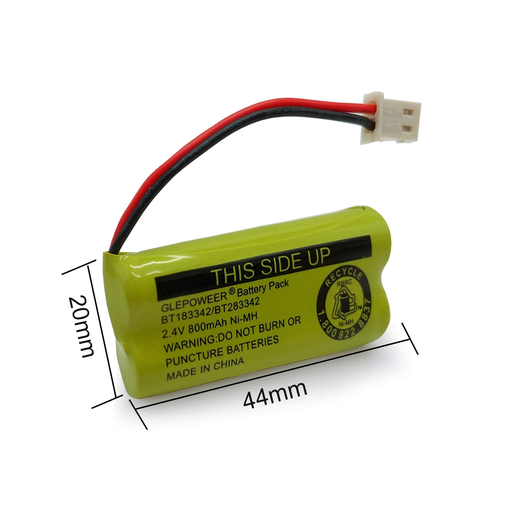Glepoweer 2.4V 800Mah Bt183342 Bt283342 Bt166342 Bt266342 Bt162342 Bt262342 Battery Compatible With Cs6114 Cs6419 Cs6719 El52300