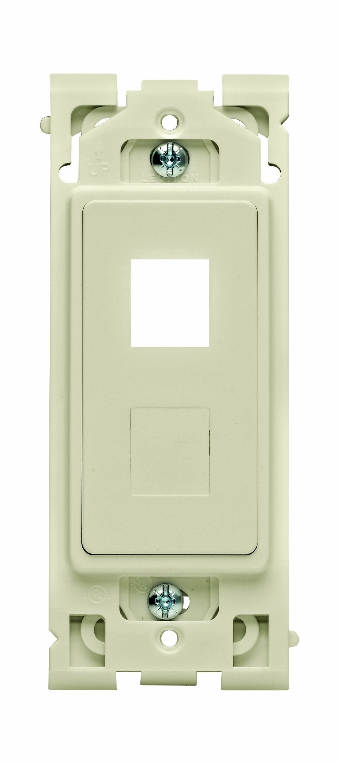 Leviton RE640 NS Renu QuickPort 2 Port Insert with Blank Adapter, Navajo Sand