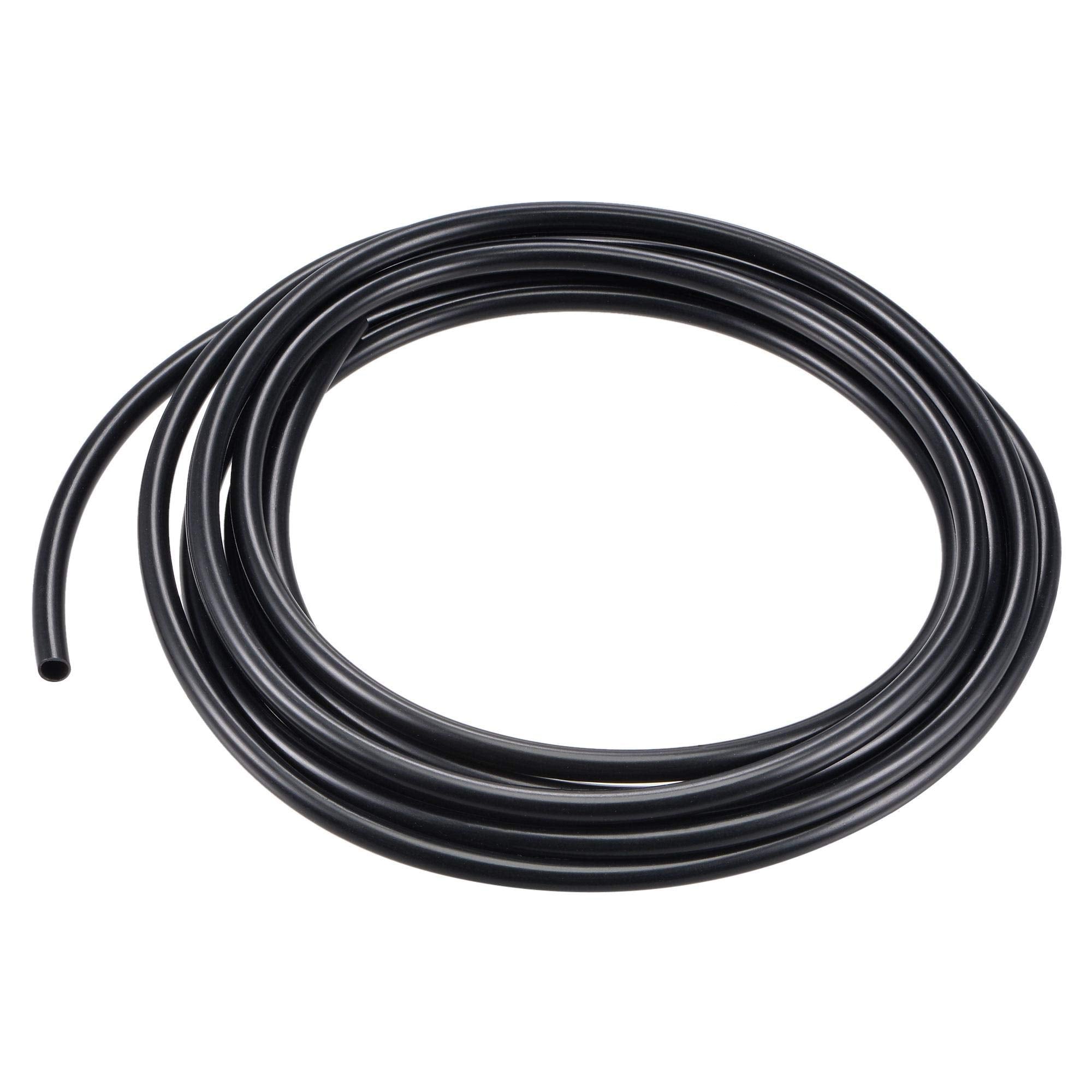 Uxcell Black Pvc Tube Wire Harness Tubing, 3/16 Inch(4.5Mm) Id 10Ft Sleeve For Wire Sheathing Wire Protection