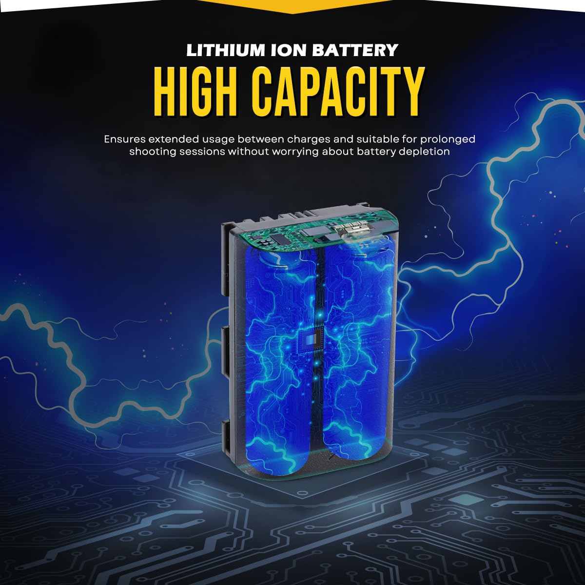 Bm Premium Lp E6Nh High Capacity Battery For Canon Eos R, Eos R5, Eos R6, Eos R6 Ii, Eos R7, Eos 90D, Eos 60D, Eos 70D, Eos 80D,