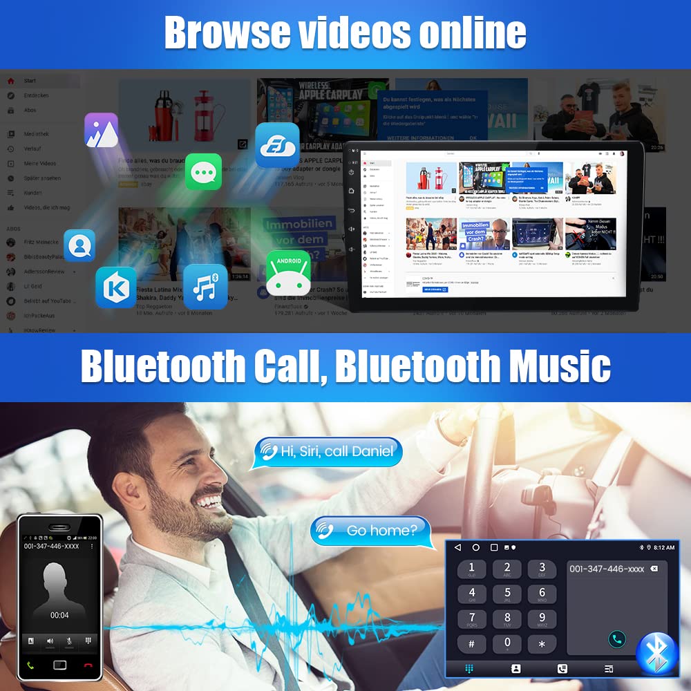 Android 13 Car Radio Stereo For Dodge Ram 2013 2019 1500 2500 3500 Built In Carplay/Android Auto 9 Inch Head Unit 2G Ram 32G Rom