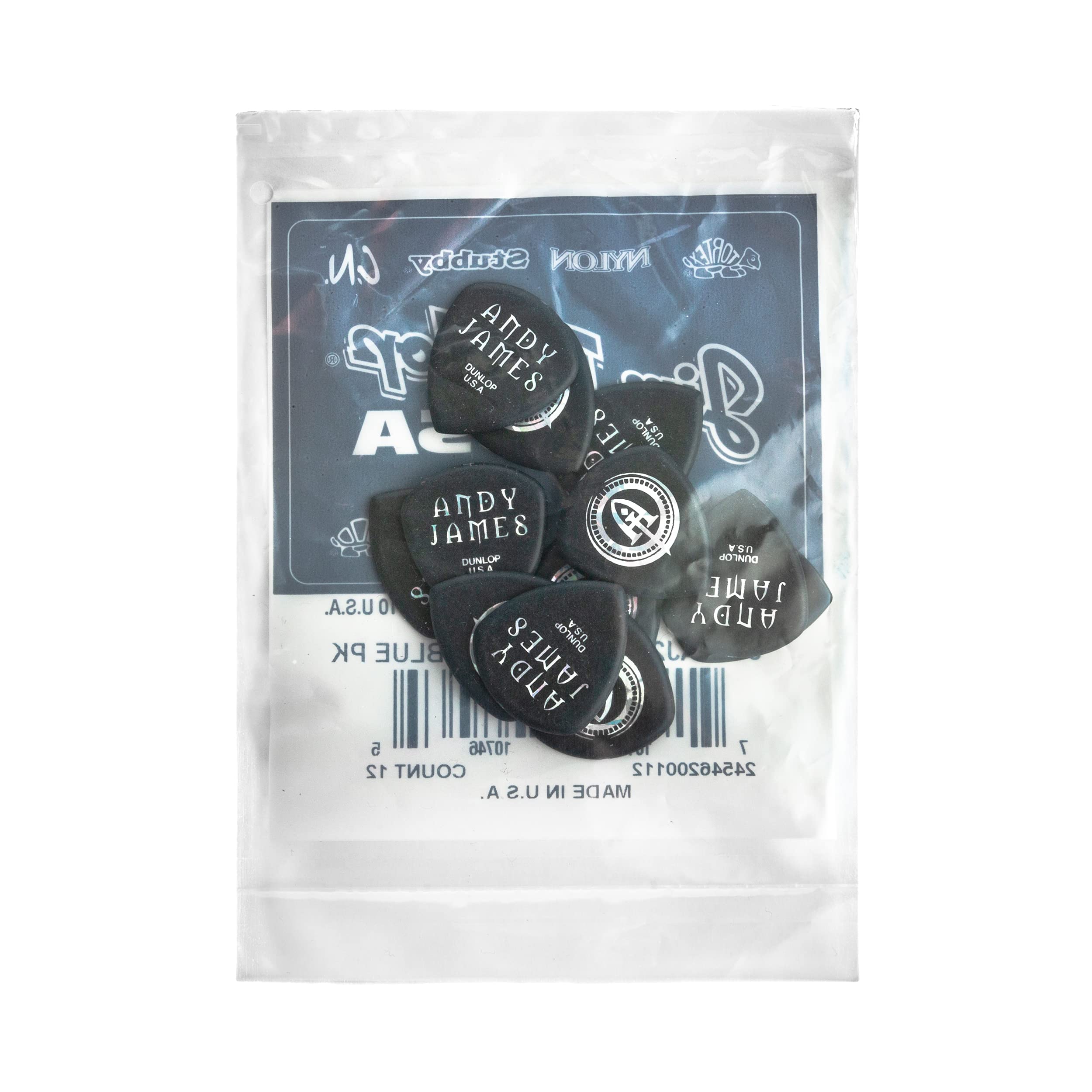 Jim Dunlop Andy James Flow Jumbo 2.0Mm Guitar Picks (546Raj2.0)