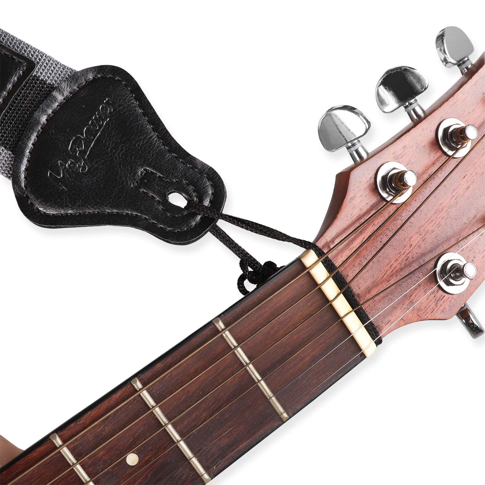 Mr.Power Guitar Strap 36.6In   65In With 3 Pick Holders For Electric/Acoustic Guitar, Nylon Strap