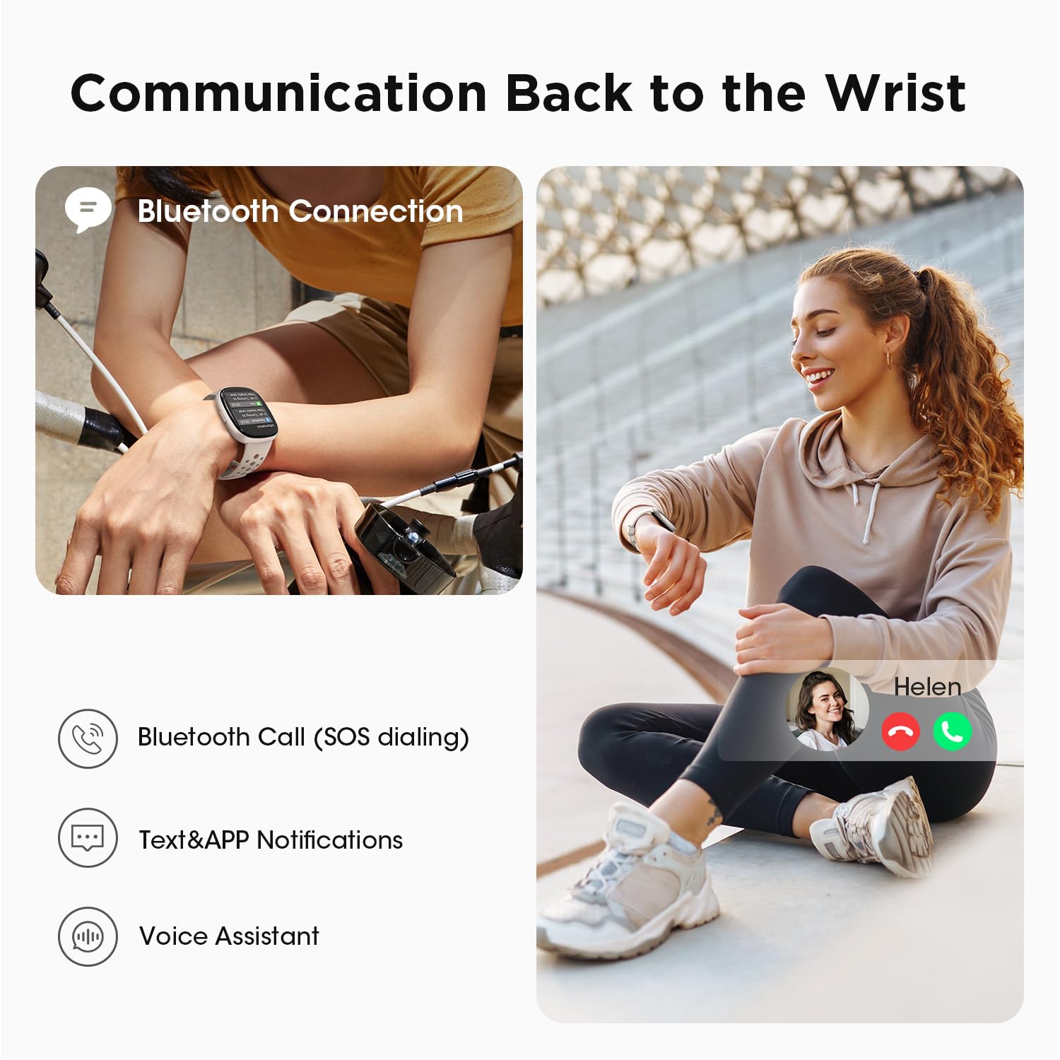 Smart Watches For Women Fitness Tracker With Make/Recive Call Heart Rate Spo2 Sleep Monitor 120 Sport Mode 5Atm Smartwatch For I