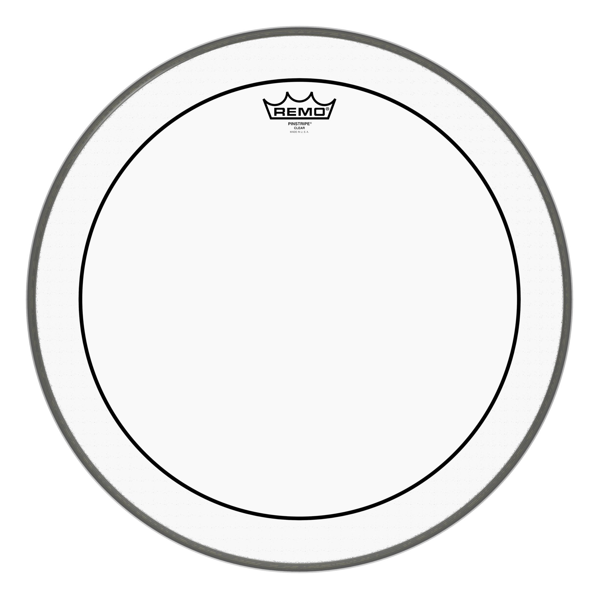 Remo Pinstripe Clear Bass Drumhead, 18''