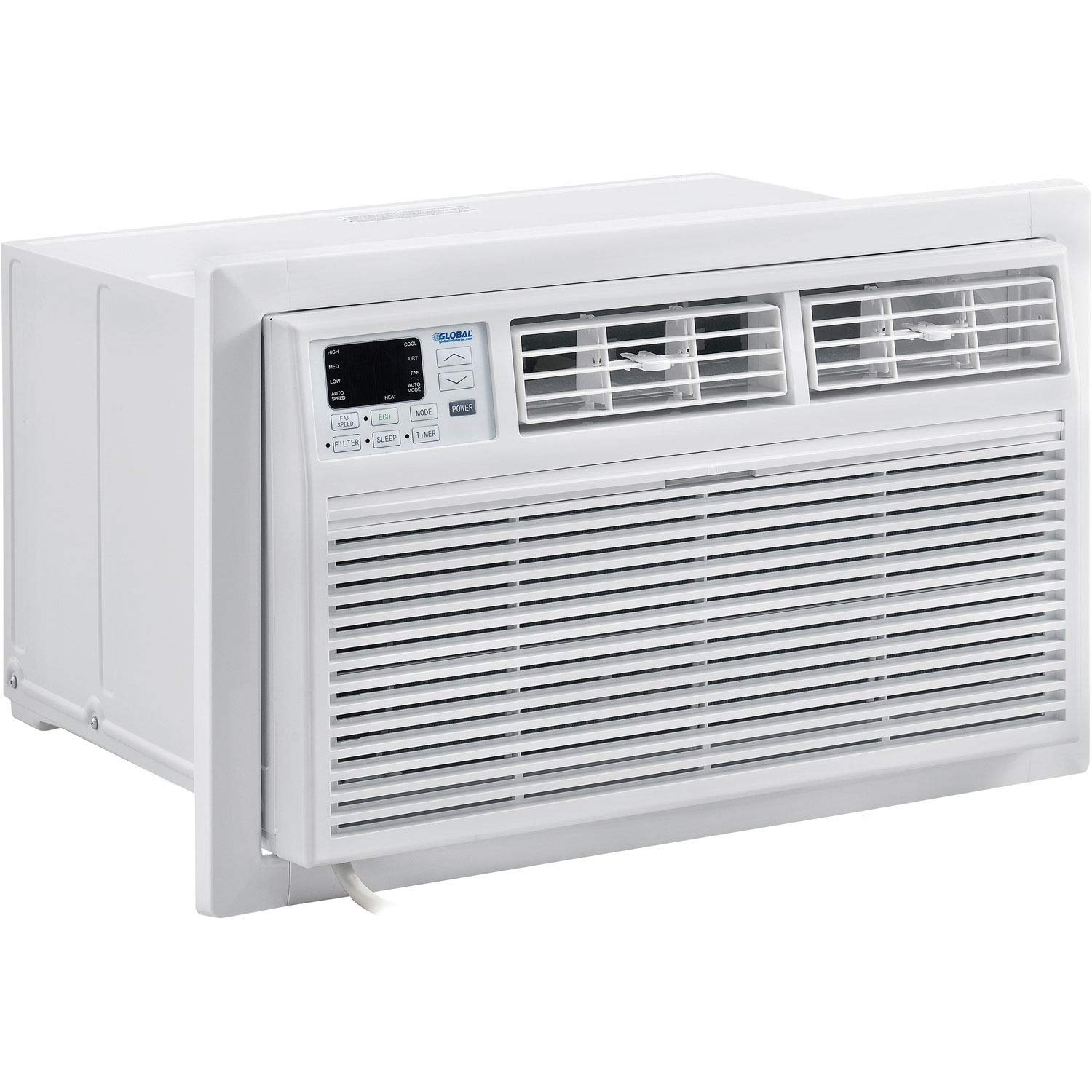 14,000 Btu Through The Wall Air Conditioner, Cool With Heat, 208/230V
