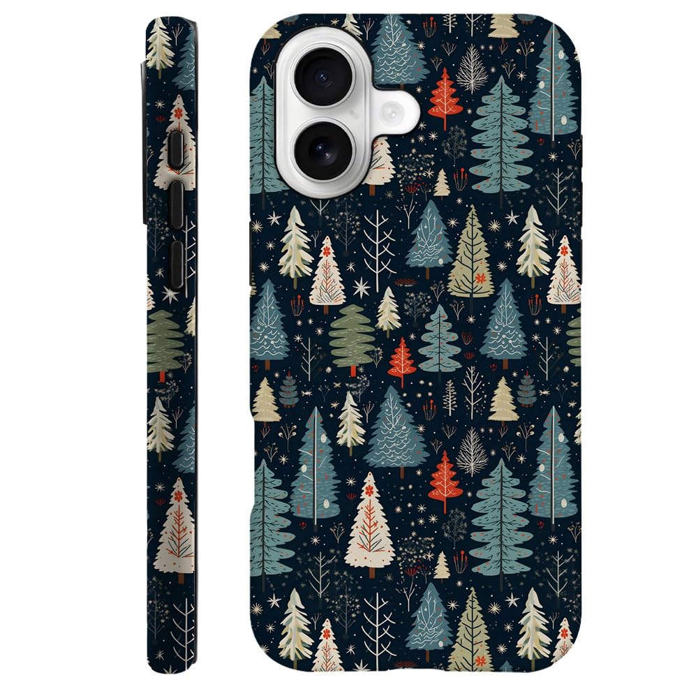 Compatible with iPhone 17,Durable & Shockproof Phone Case Cover Design - Christmas Tree Aesthetic