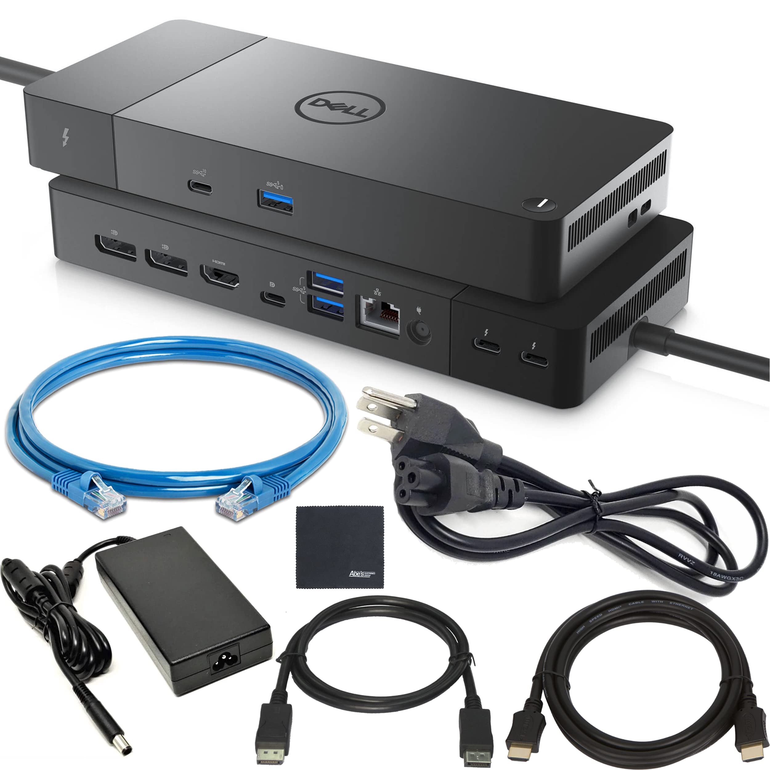 Dell Thunderbolt Dock WD22TB4: Modular Thunderbolt 4 Dock with A Future-Ready Design + ZoomSpeed HDMI Cable + ZoomSpeed DisplayP