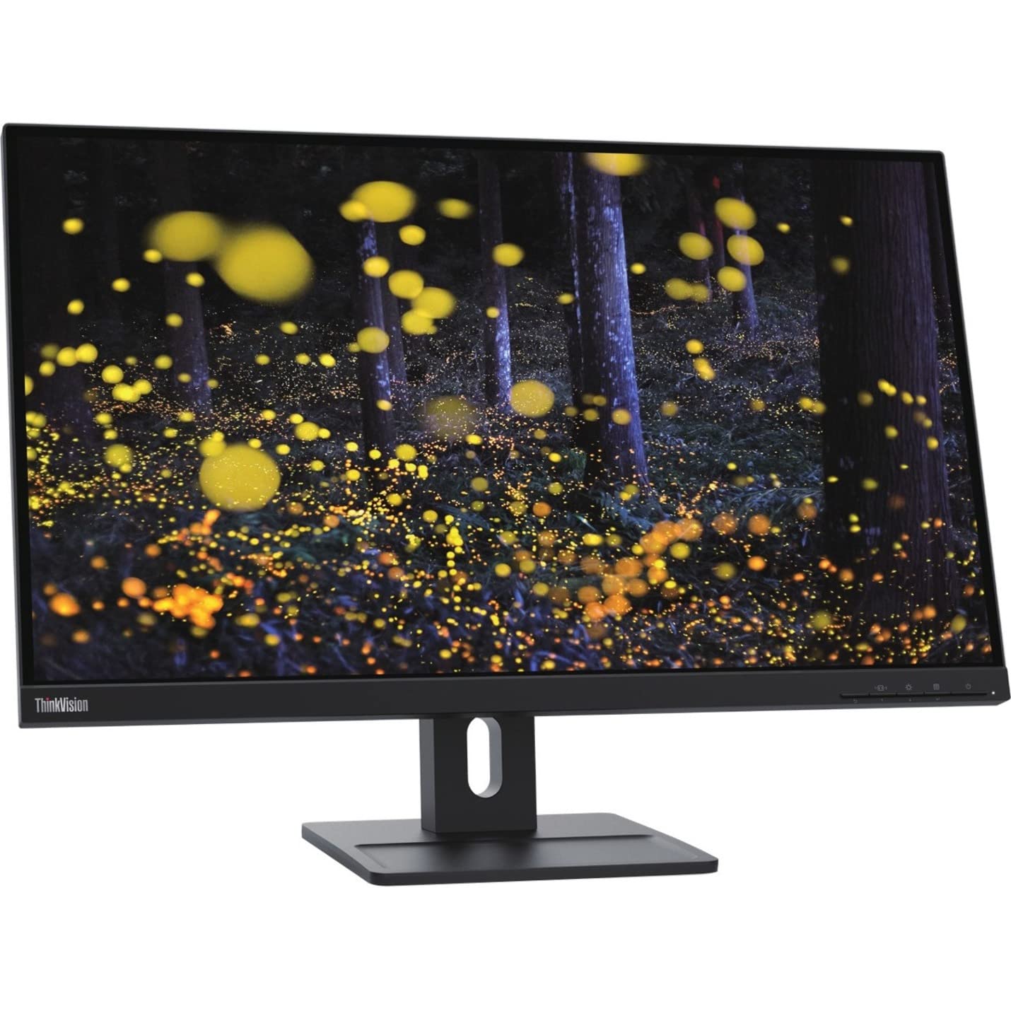 Lenovo ThinkVision E27q-20 27 WQHD WLED LCD Monitor - 16:9 - Raven Black, 14.5x24.2x1.8
