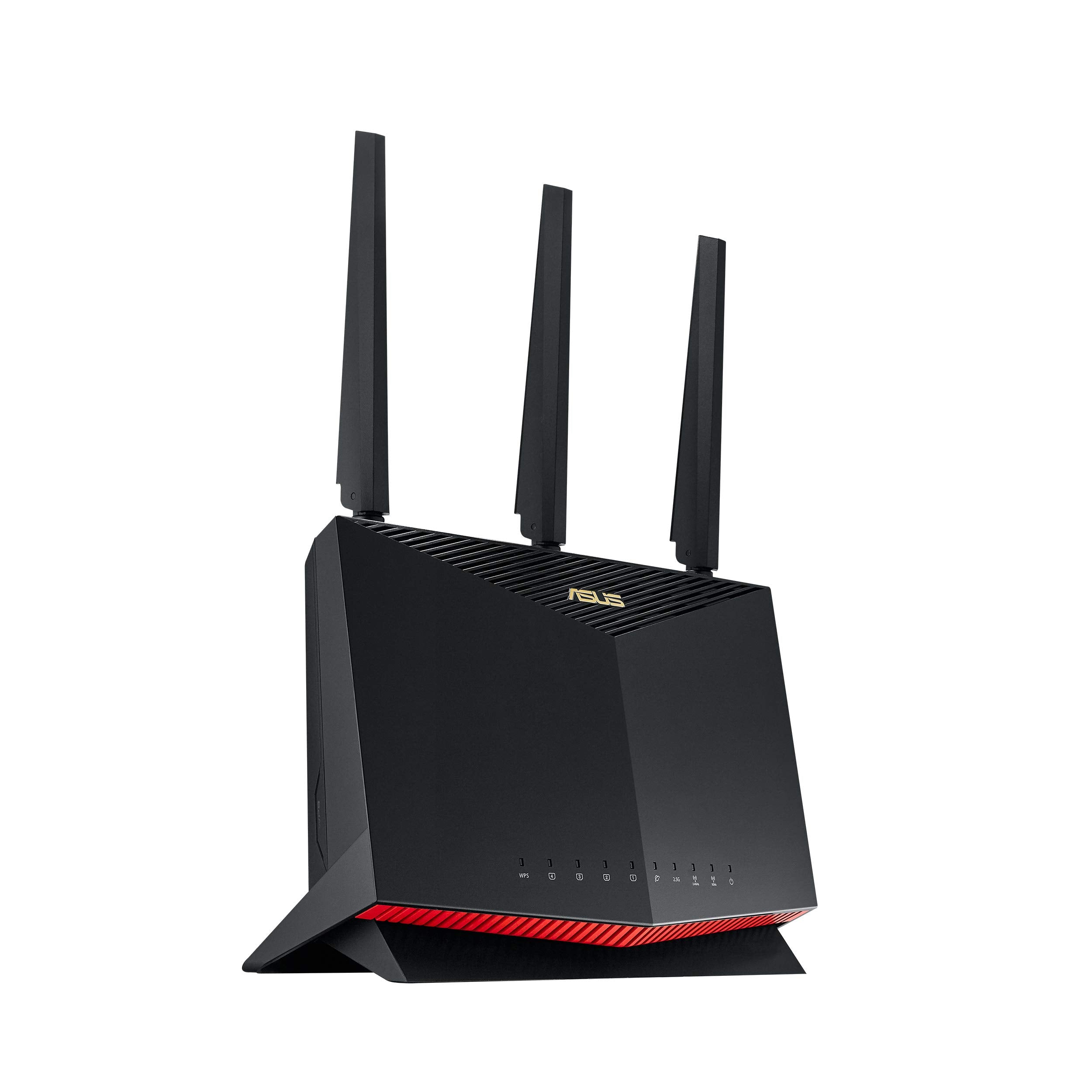 Asus Rt Ax86U (Ax5700) Dual Band Wifi 6 Extendable Gaming Router, 2.5G Port, Mobile Game Mode, Port Forwarding, Subscription Fre