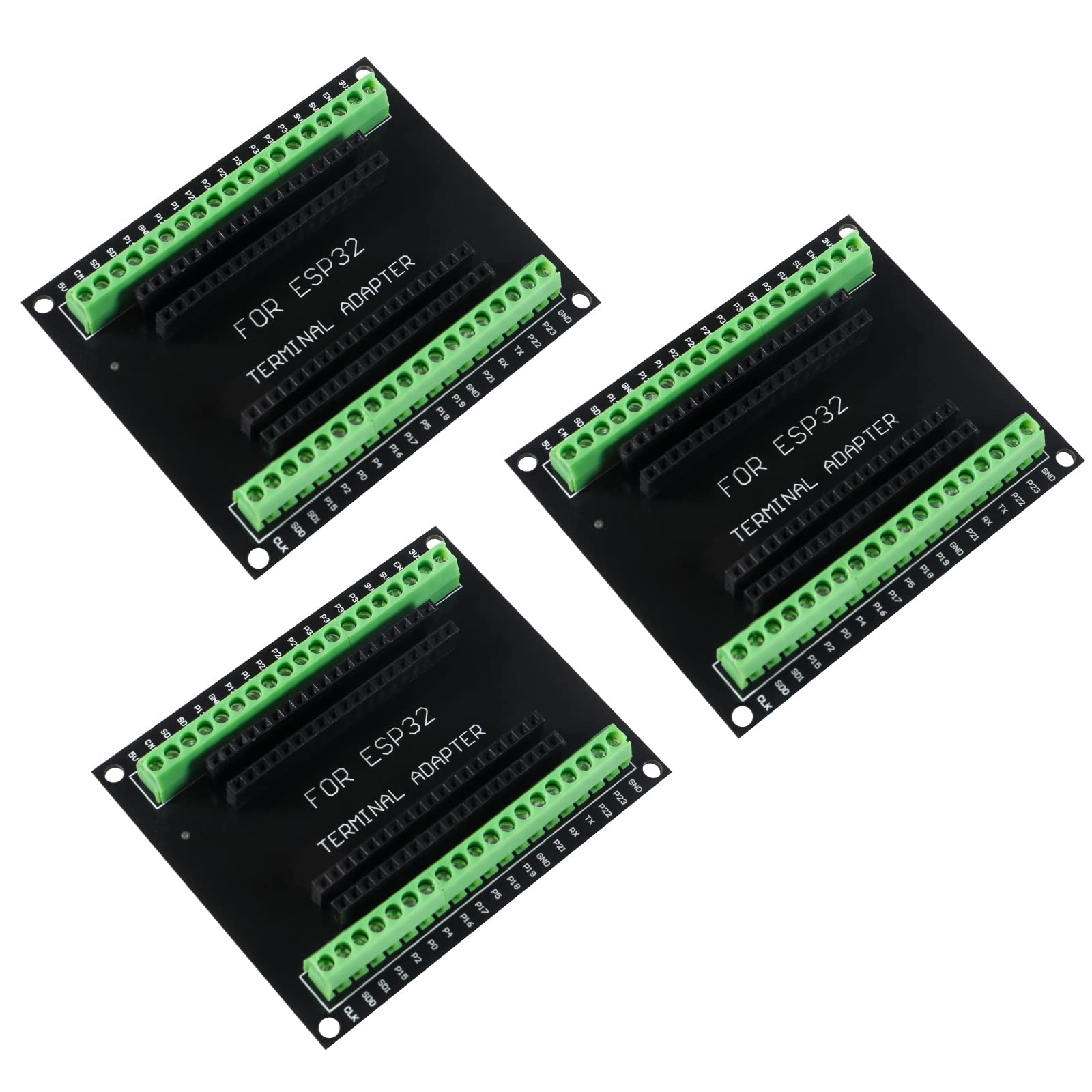 Aitiao 3Pcs Esp32 Breakout Board Gpio 1 Into 2 For 38Pin Narrow Version Esp32 Esp32 Microcontroller Development Board