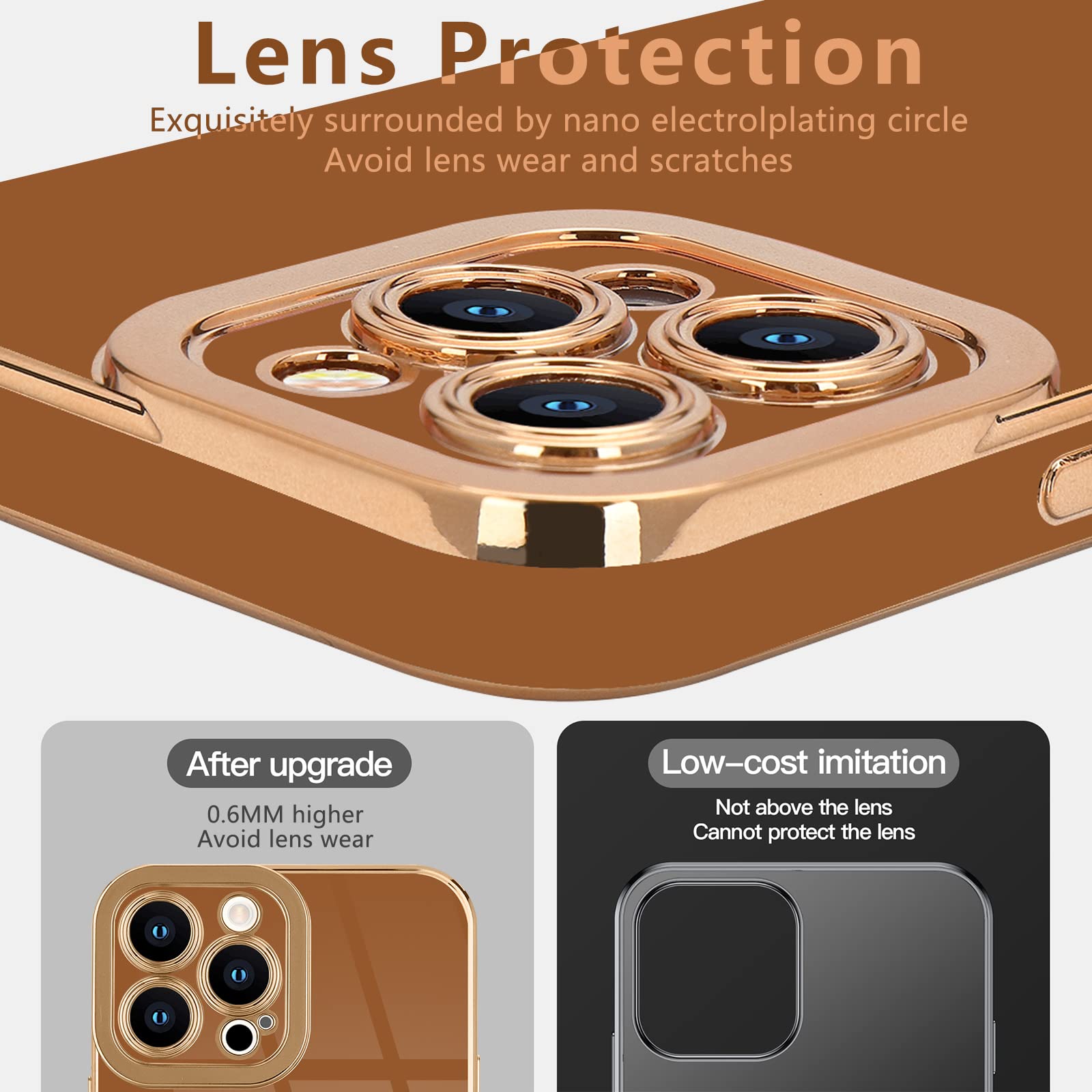 Lafunda For Iphone 14 Pro Max Case, Cute Soft Silicone Shockproof Cover For Women Girls Anti Scratch Camera Protective Luxury Sh