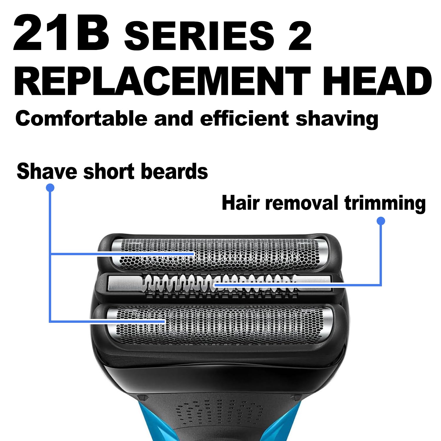 Series 3 21B Electric Shaver Replacement Head Compatible, 21B Replacement Electric Shaver Heads For Men Razor Shaving Blades Fit