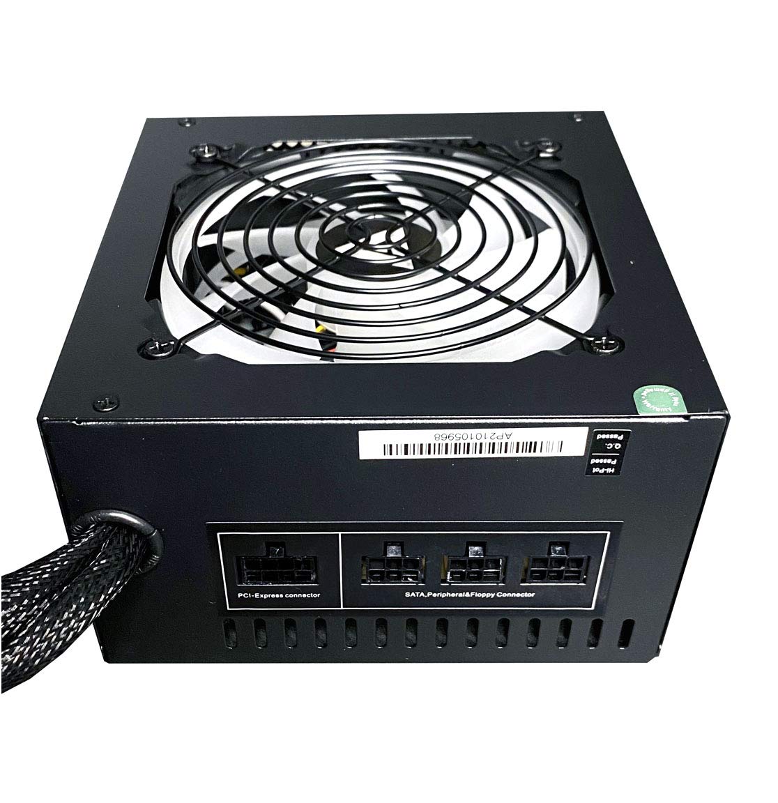 Apevia Atx Es700 Rgb Essence 700W Atx Semi Modular Gaming Power Supply With Auto Thermally Controlled 120Mm Rgb Fan, 115/230V Sw
