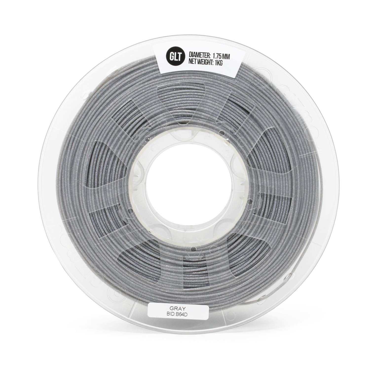 Gizmo Dorks Glitter Pla 3D Printer Filament 1.75Mm 1Kg, Gray