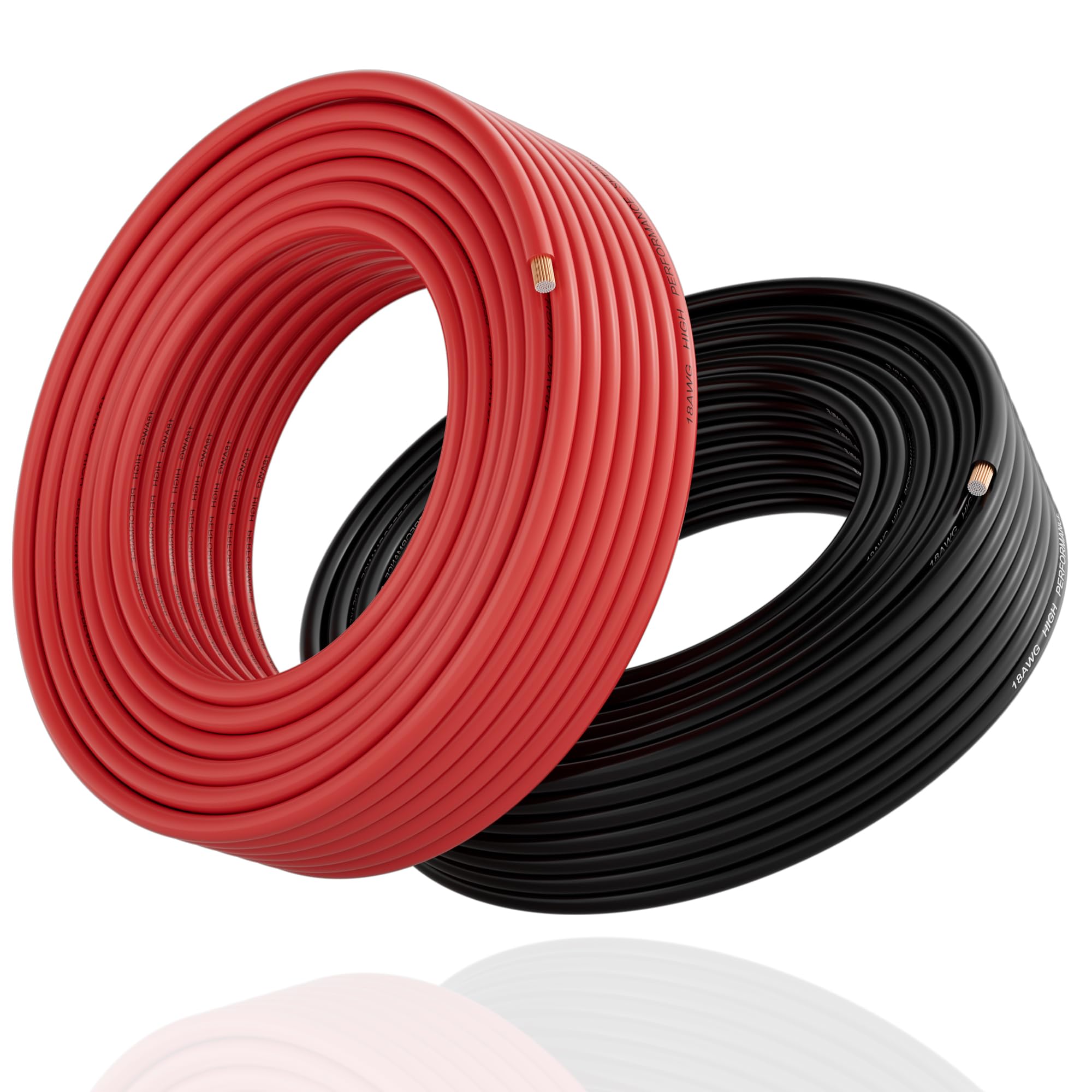 16 Gauge Wire (2 Pack Red/Black Each 35 Ft), 16Awg Cca, Low Voltage Automotive Primary Harness Wire For Battery, Car Audio, Remo