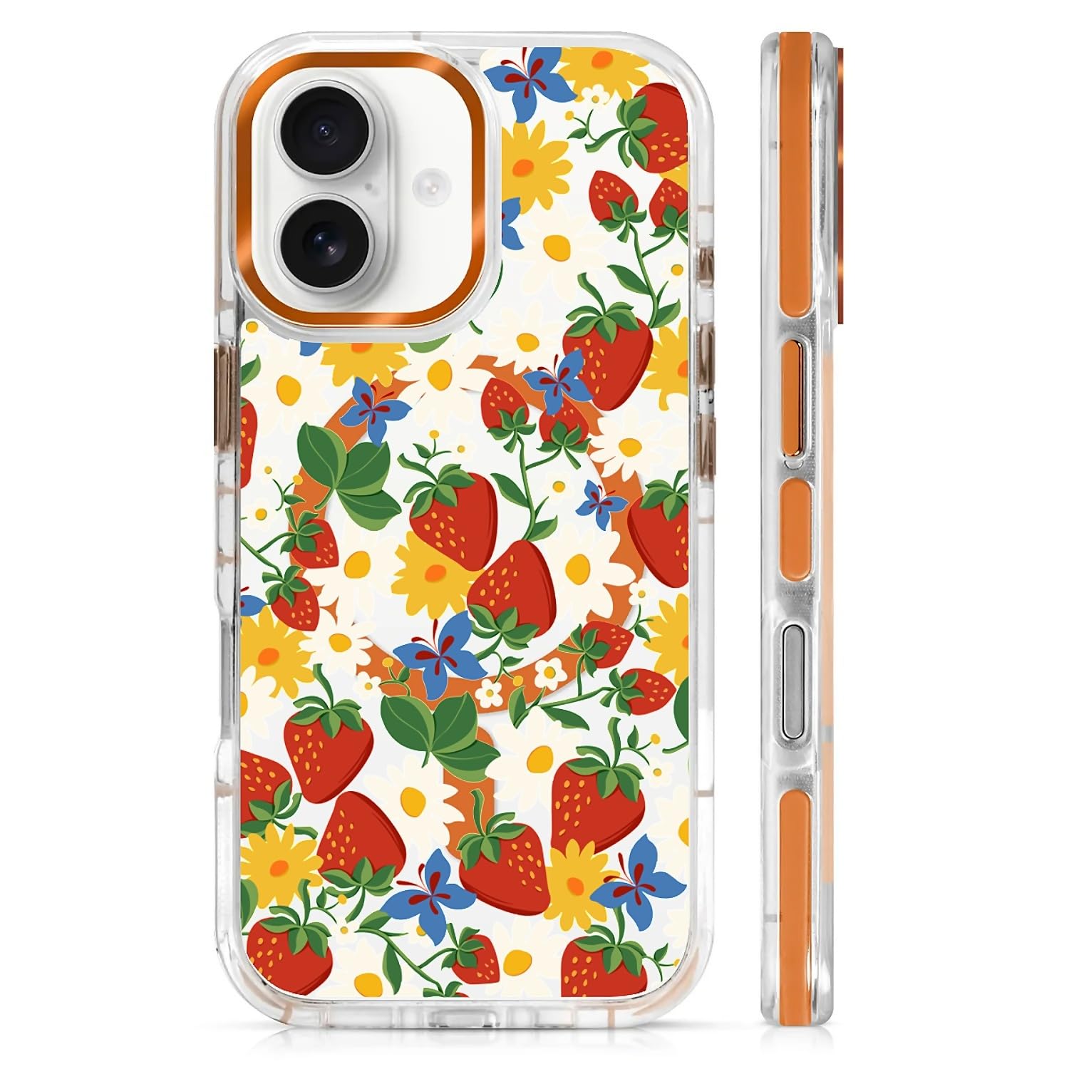 COTAIL Clear Case for iPhone 17, [Magnetic Charging Compatible][Military-Grade Protection][Anti-Yellowing] Shockproof Slim Magne