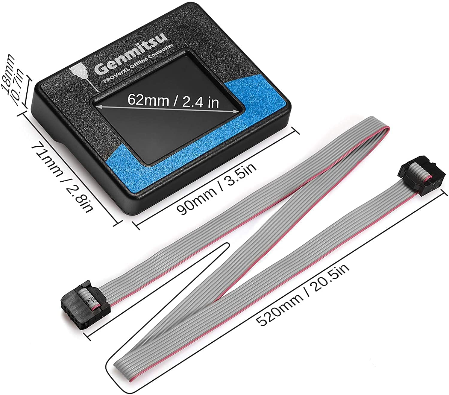Genmitsu Cnc Router Offline Control Module With Lcd Touchscreen For Proverxl 4030, Proverxl 4030 V2 Cnc Machine