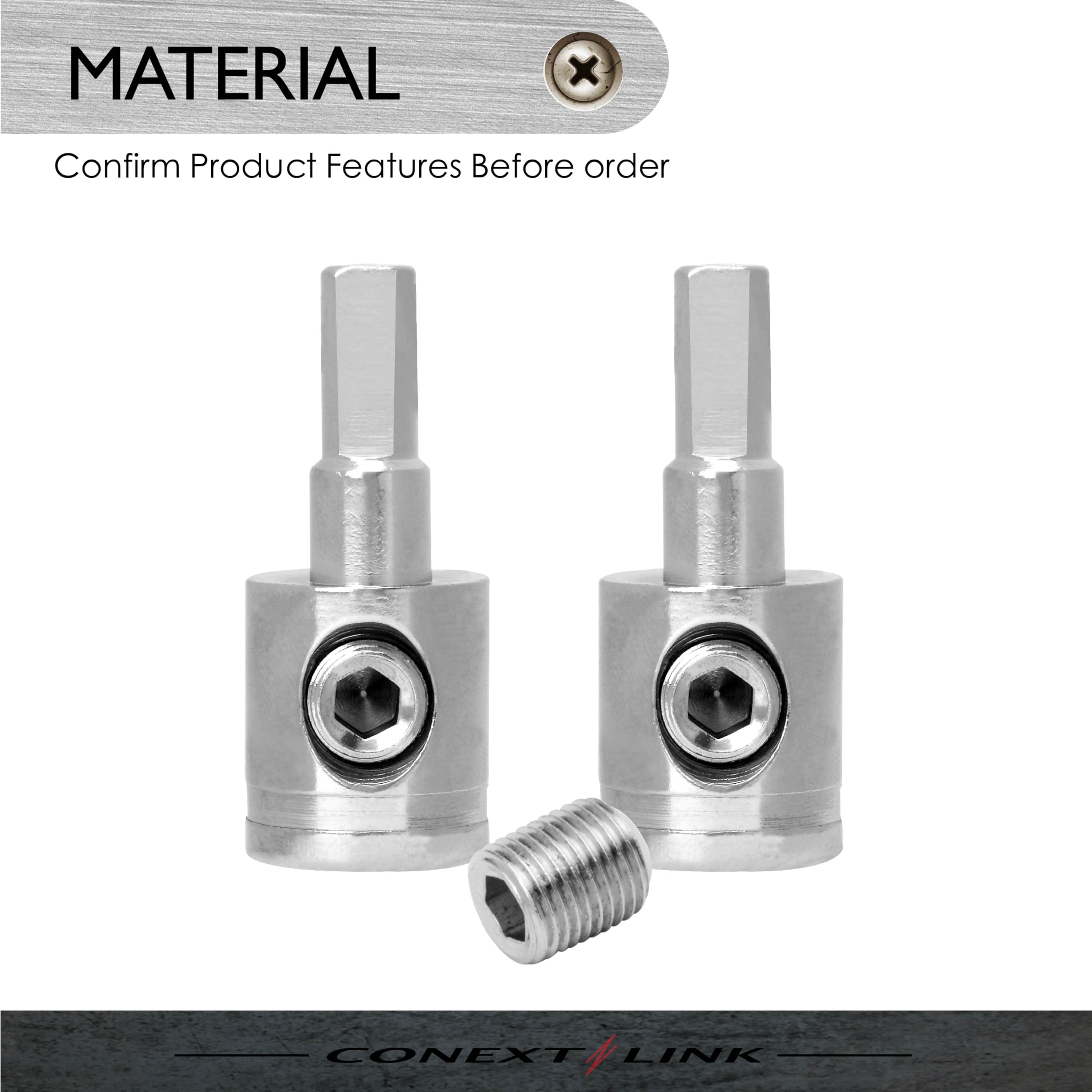 Conext Link Gad04 1/0 Gauge To 4 Gauge Wire Reducer 2 Pack (16700)