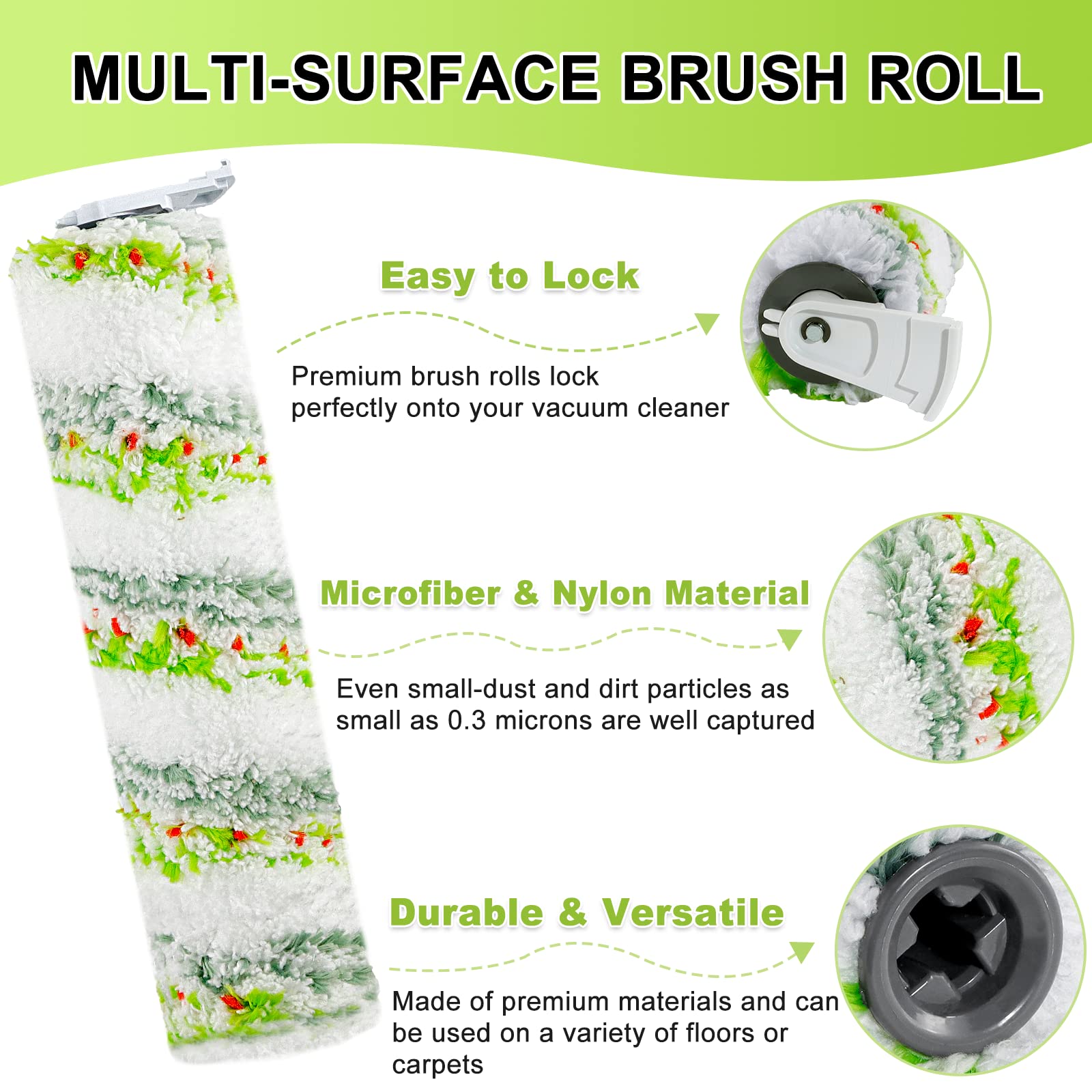 Multi Surface Pet Brush Rolls 2788 And Vacuum Filters Replacement For Bissell Crosswave Max 2554 2554A 2590 2593 2596, Crosswave