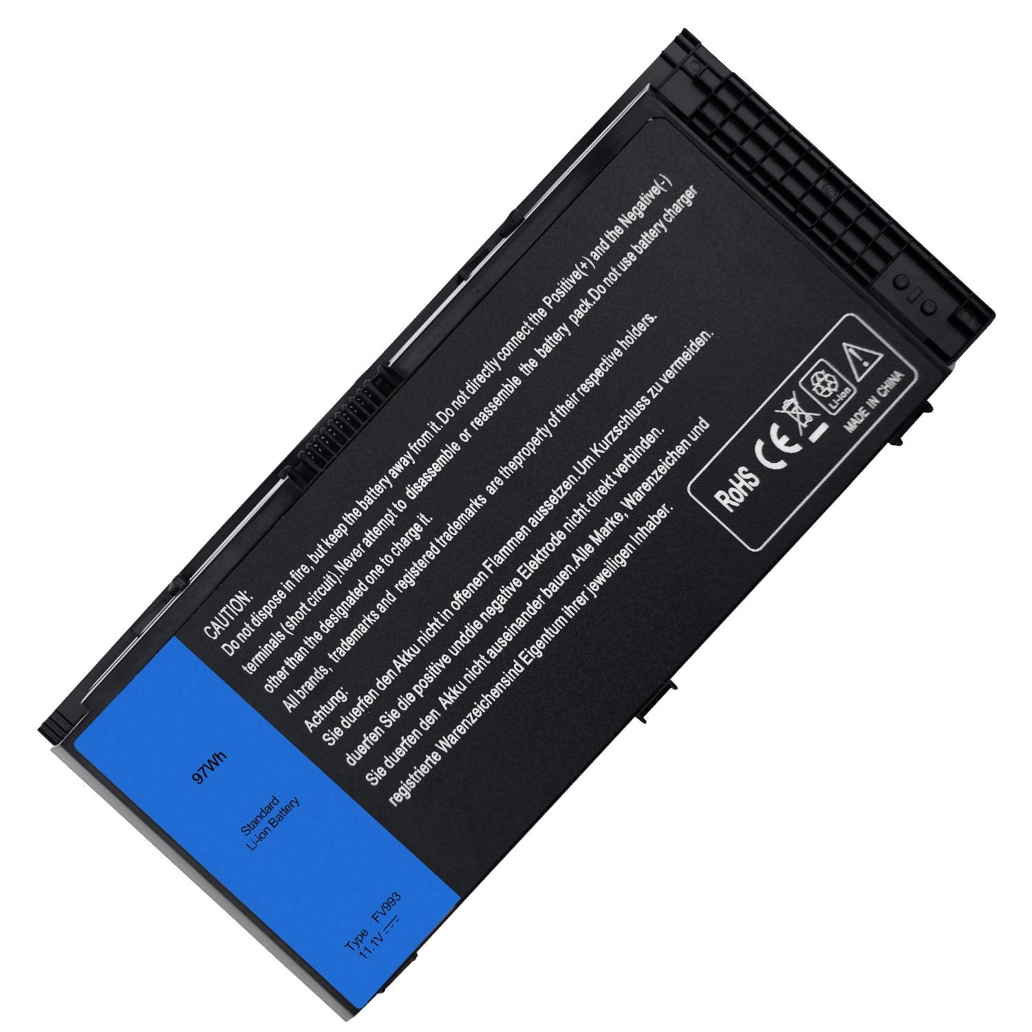 Solice New M4800 M6800 Fv993 Laptop Battery Compatible With Dell Precision M4600 M4700 M6700 M6600 Series,Fits Fjj4W Kj321 Pg6Rc