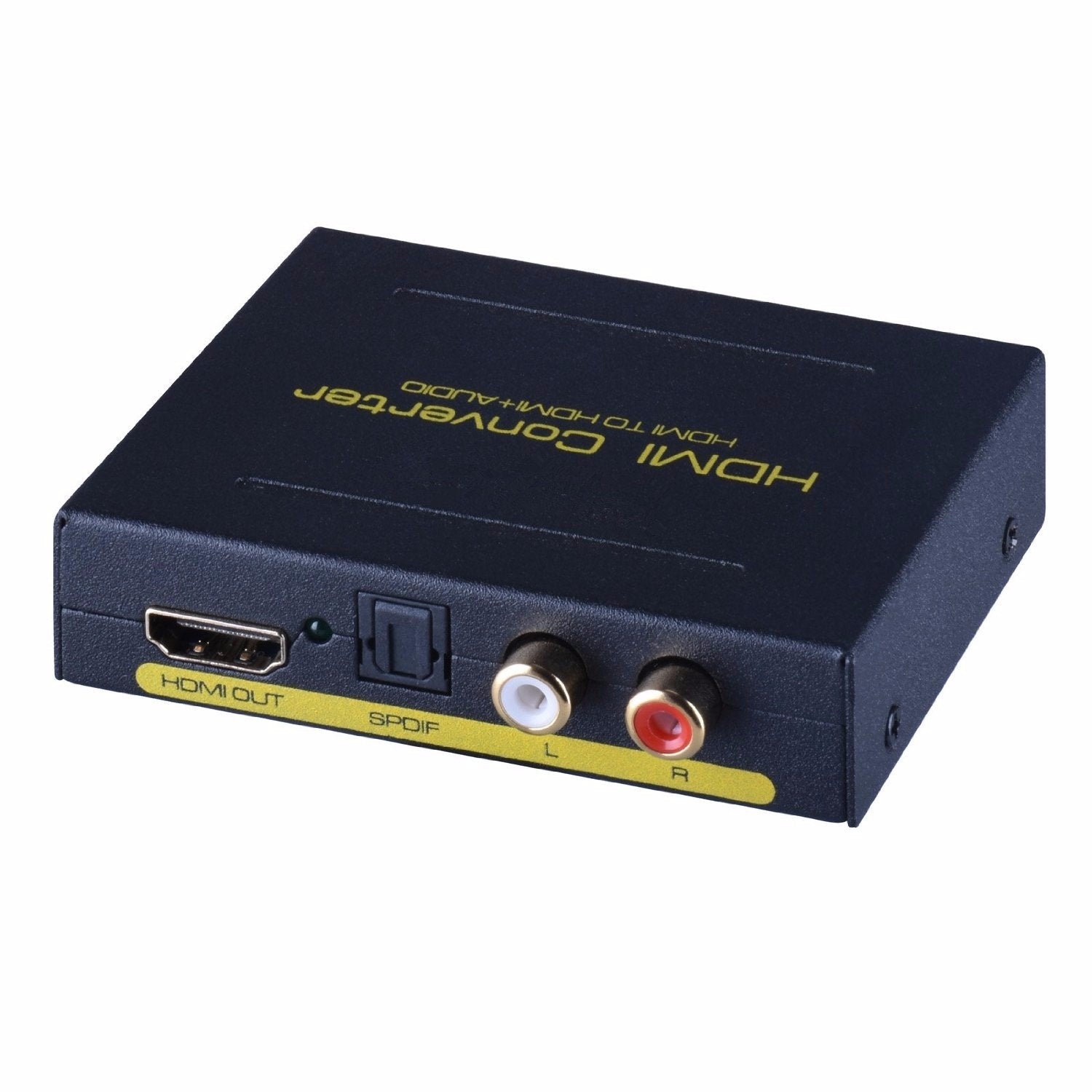 ViewHD HDMI Audio Extractor | Toslink Optical Digital Audio Output | Analog RCA L/R Stereo Output | HDMI v1.3 1080P 3D | Model: 