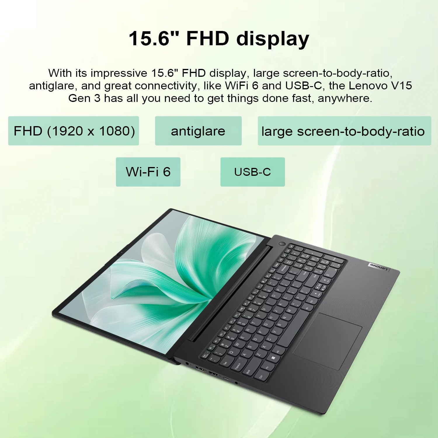 Lenovo V15 Gen 3 Business Laptop, 15.6 Fhd Display, Intel I7-1255U, 40Gb Ram, 2Tb Ssd, Webcam, Hdmi, Rj-45, Wi-Fi 6, Windows 11