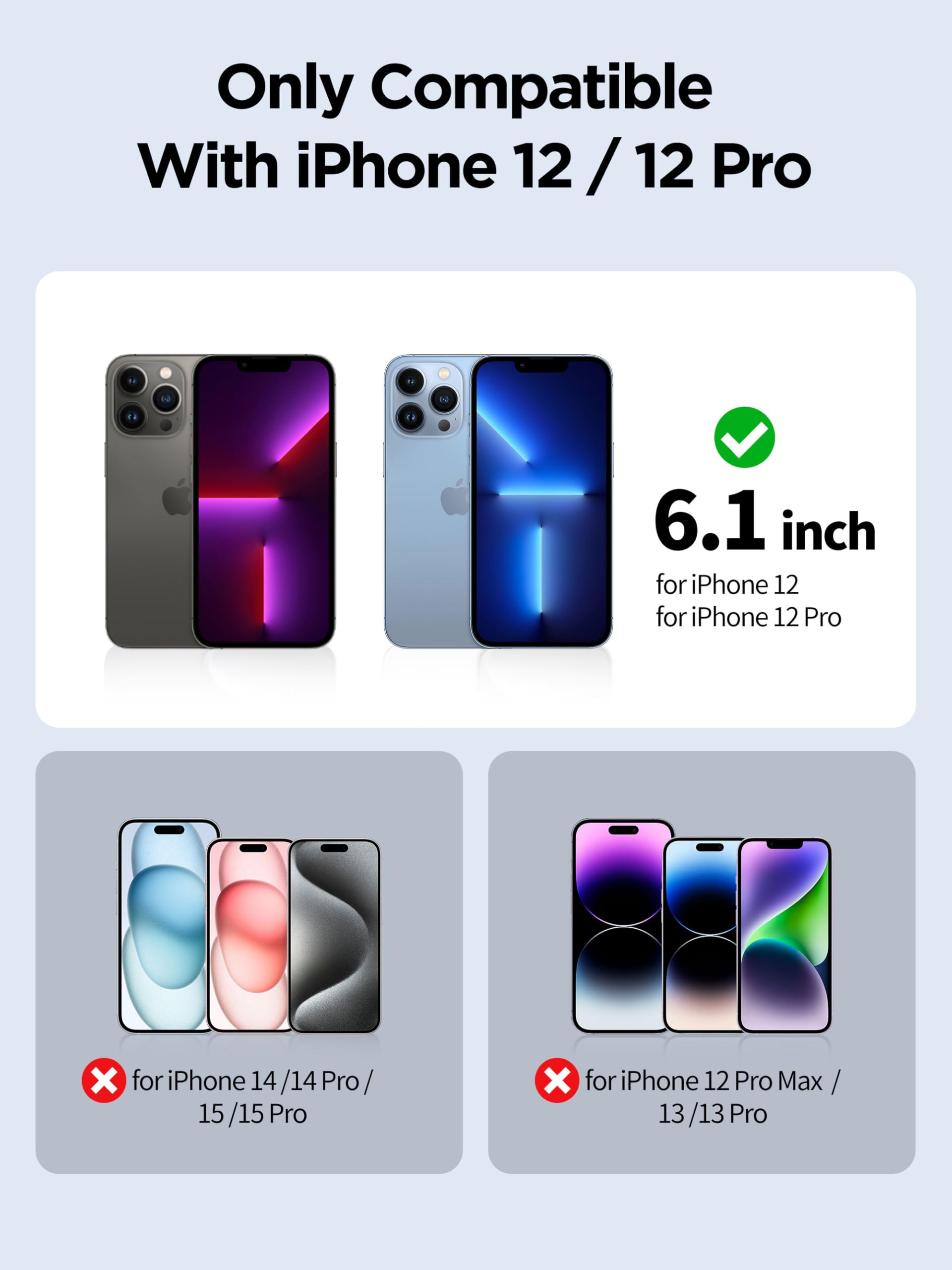 Pddkiss Compatible For Iphone 12/Iphone 12 Pro Privacy Screen Protector Tempered Glass 6.1 Inch, Pink Gradient Anti Spy Anti Blu