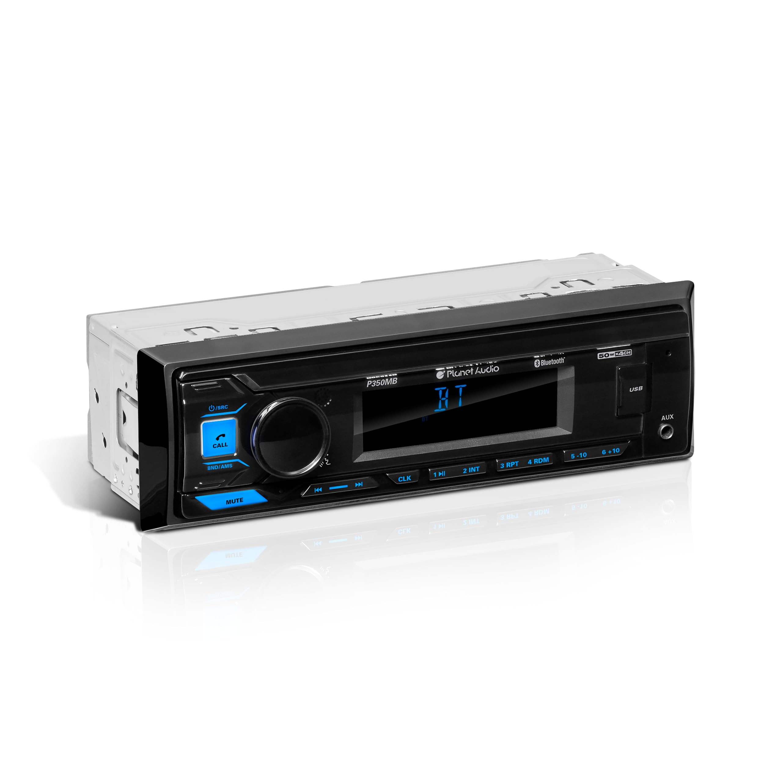 Planet Audio Single Din Mechless Am/Fm/Usb/Aux/Remote/Bluetooth