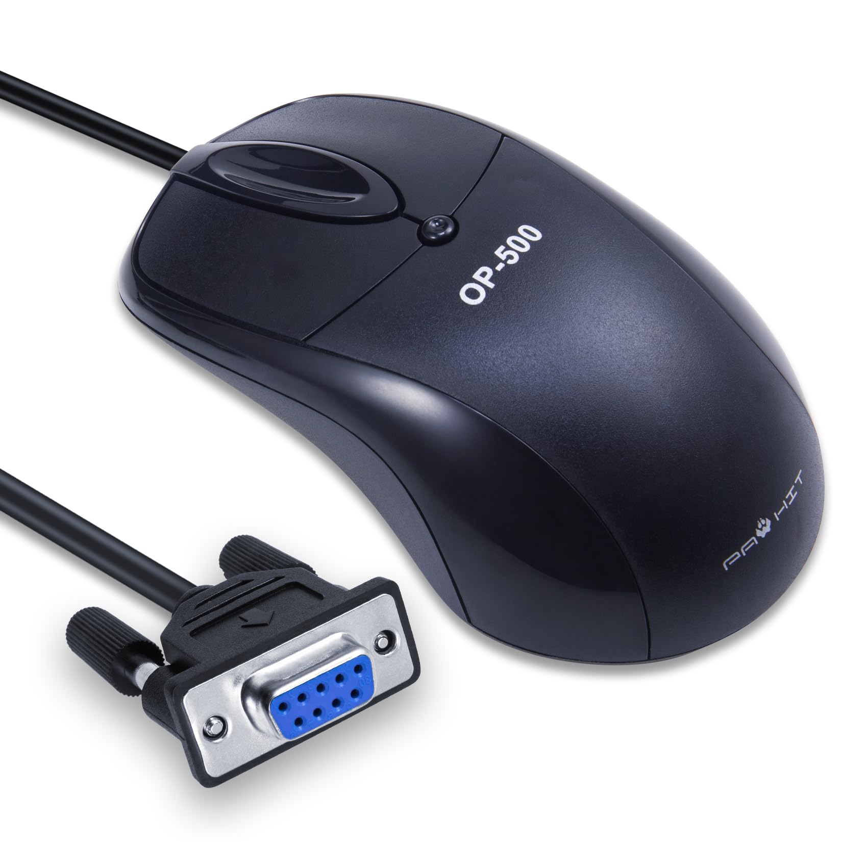 PAWHITS Mechanical Mouse Com Port RS232, 9Pin Interface Square Port