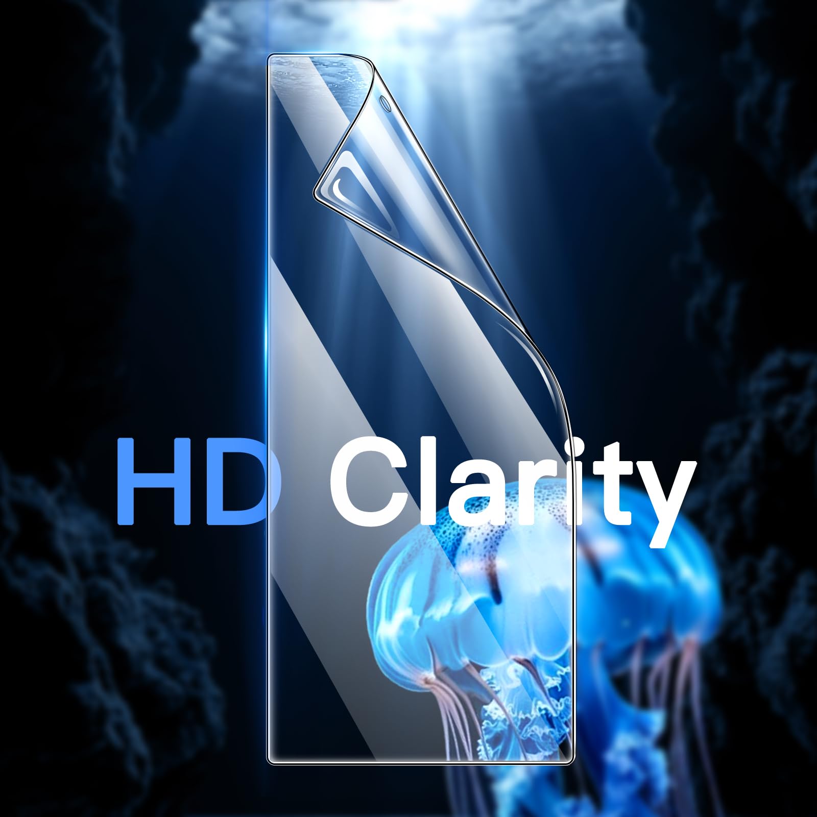 Jetech Front Screen Protector For Samsung Galaxy Z Fold 7 2025, Full Coverage Pet Film, Case Friendly, Hd Clear, 3-Pack