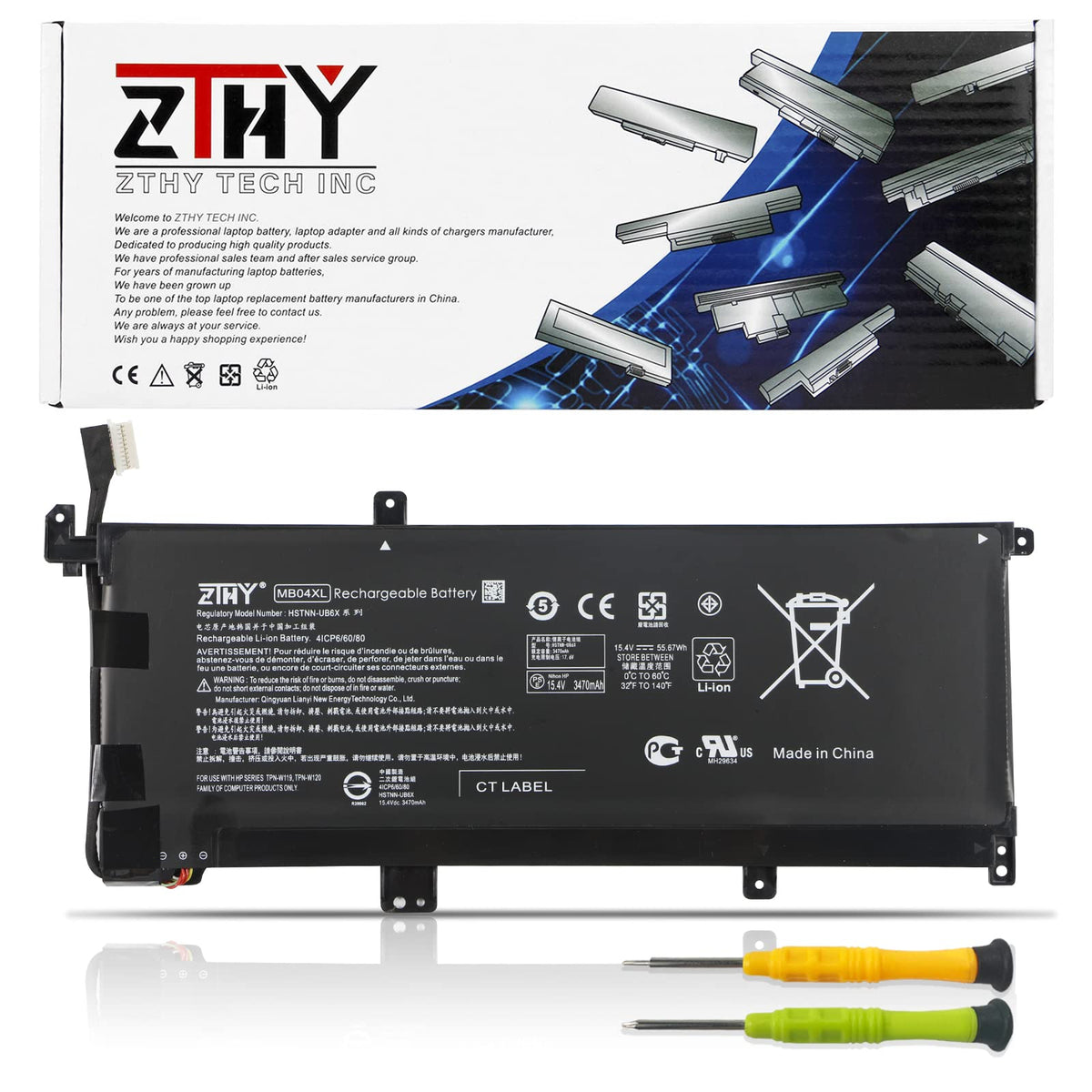 Mb04Xl Battery Replacement For Hp Envy X360 Convertible M6 Aq000 M6 Aq105Dx M6 Aq003Dx M6 Aq103Dx M6 Ar004Dx M6 Aq105Dx 15 Aq 15