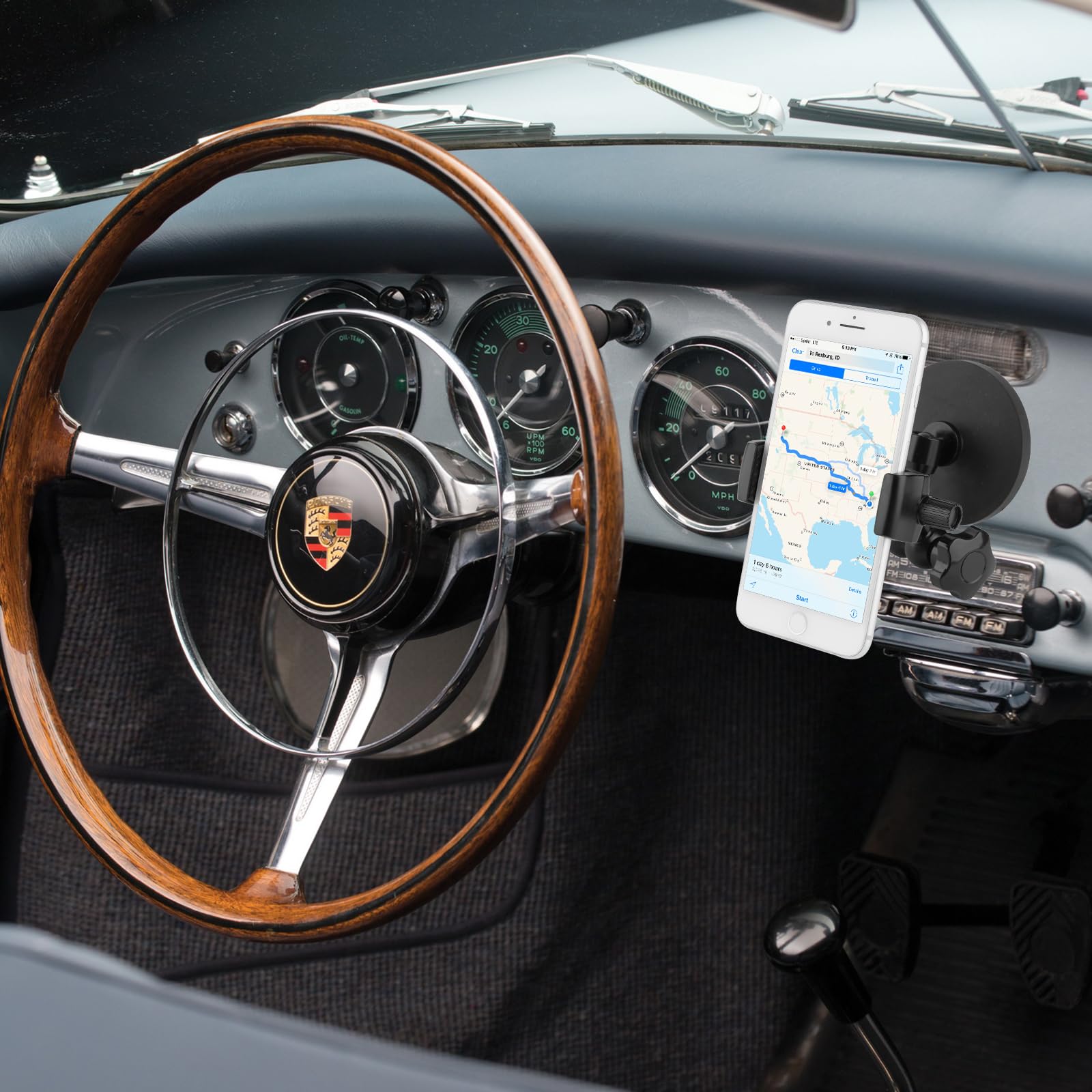 Mippko Magnetic Phone Holder,Heavy Duty Phone Mount For Truck/Tractor/Forklift/Boat/Motor Vehicles,Fit 3.5~7.5'' Iphone/Nexus/Sm