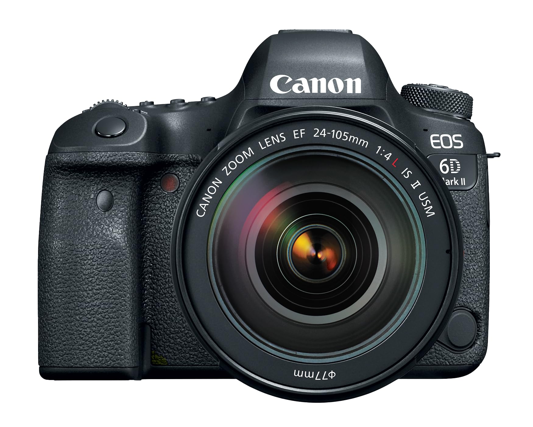 Canon EOS 6D Mark II DSLR Camera with EF 24 105mm USM Lens, WiFi Enabled Black
