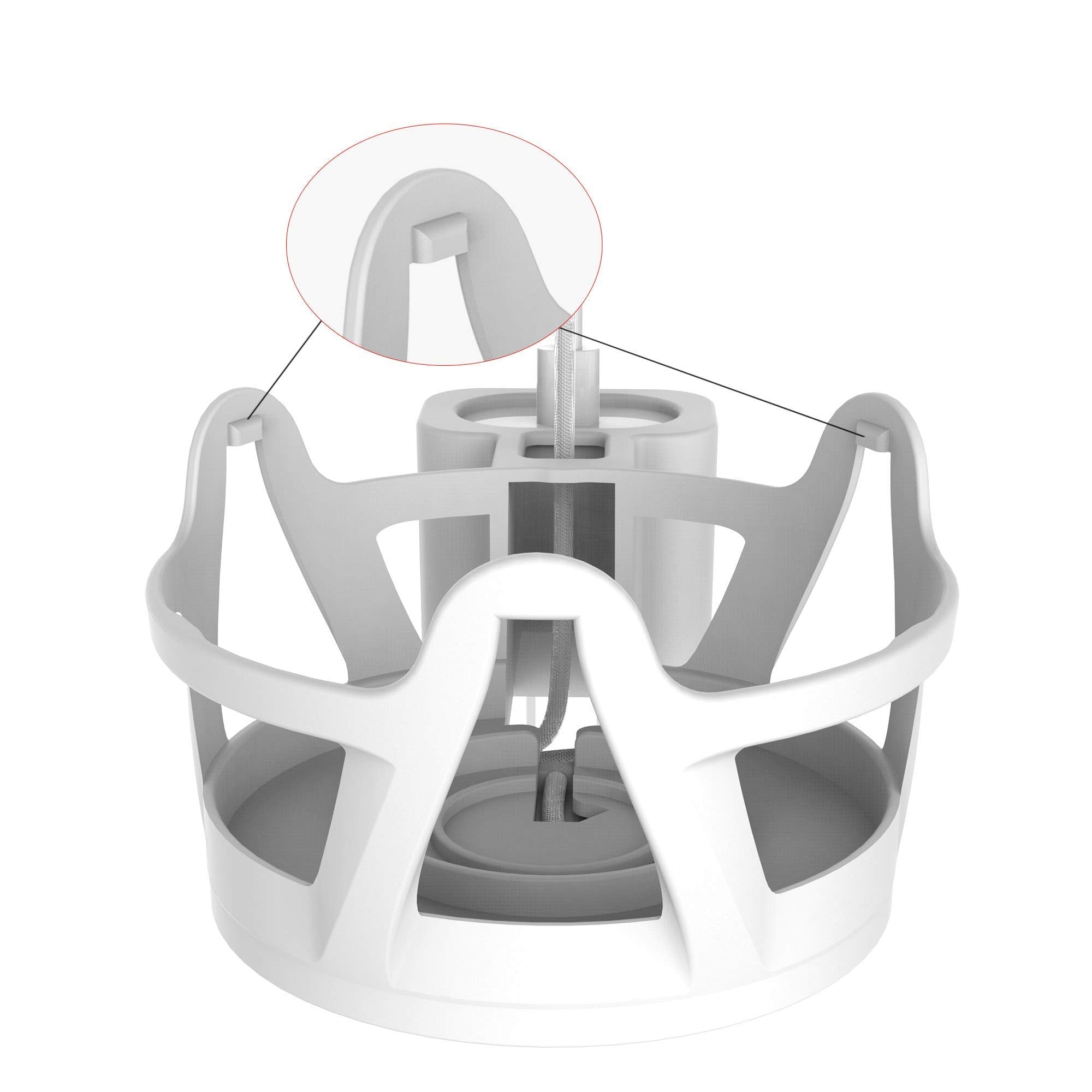 Leonglzt Ouligei Top Notch Quality Homepod Mini Wall Mount Holder, Homepod Mini Plug Mount With In Built Cable Management System