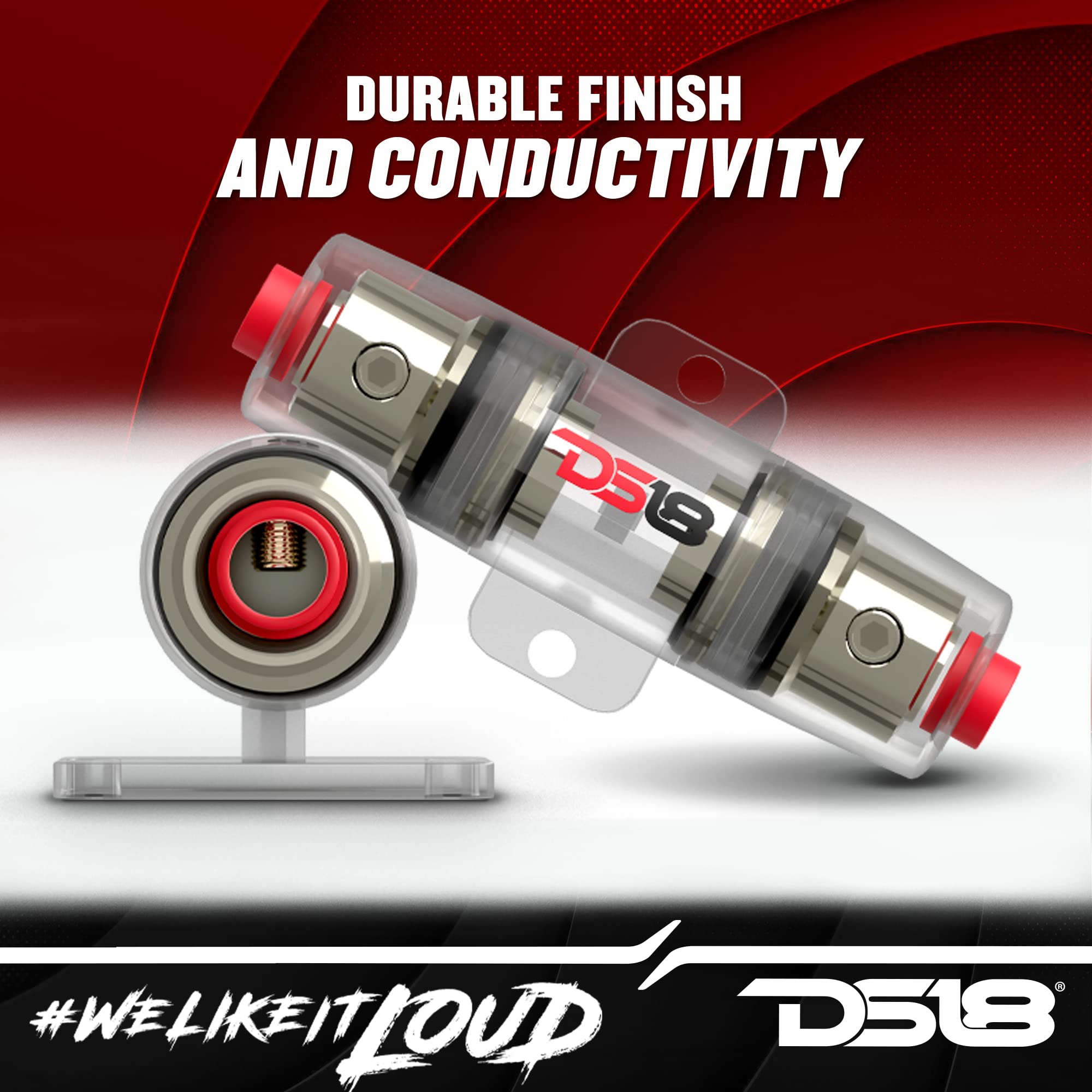 Ds18 Fhsagu80A Round Agu Fuse Holder With 80A Fuse