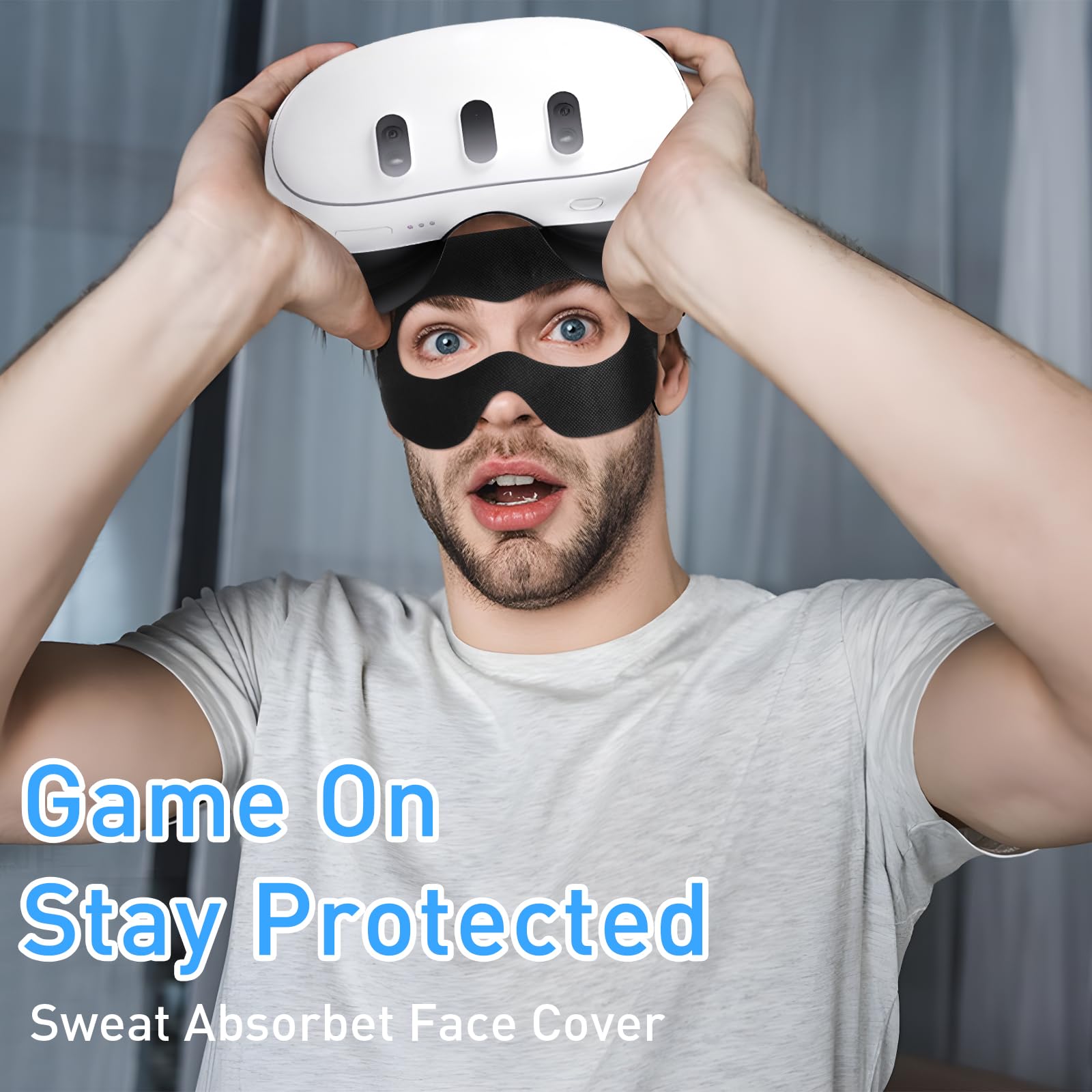 Fuyaha Vr Face Cover Disposable Hygiene Vr Face Eyes Mask Pads Facial Interface For Meta Quest 3 Quest 2, Accessories For Apple