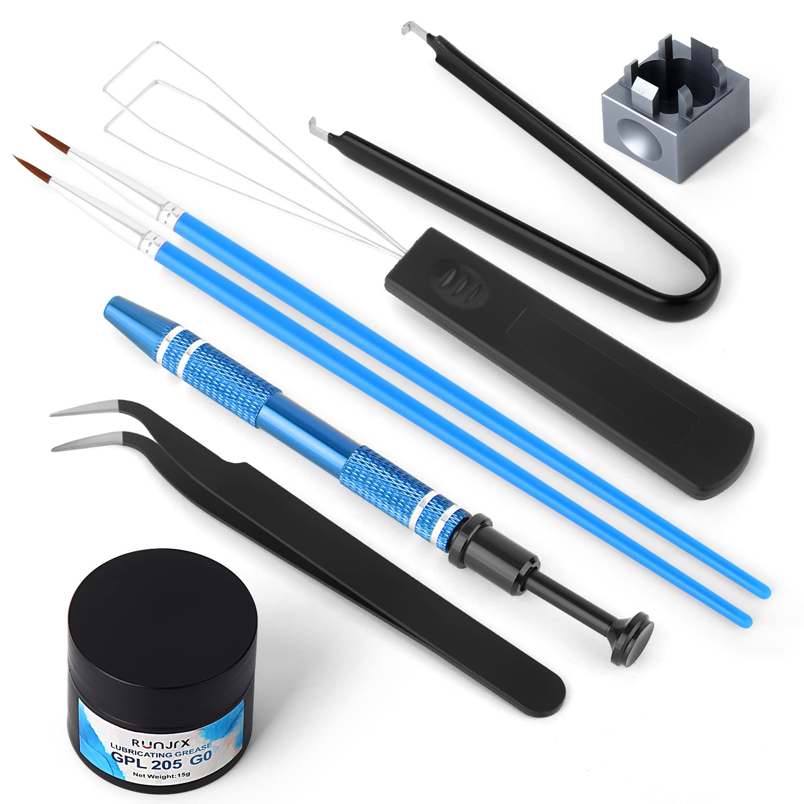 Yimagujrx Runjrx Keyboard Switch Lube Kit Gpl 205G0 0.53Oz/15G, Switch Opener For Cherry Mx Gateron Ttc Holy Pandas Switch,Switc