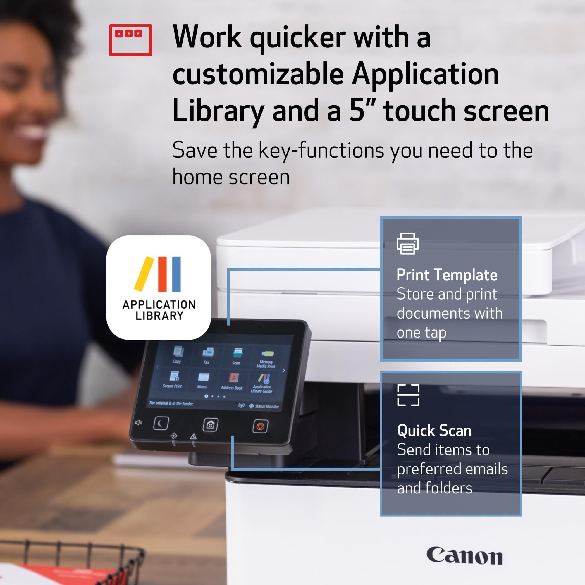 Canon� imageCLASS� MF455dw Wireless All in One Monochrome Laser Printer
