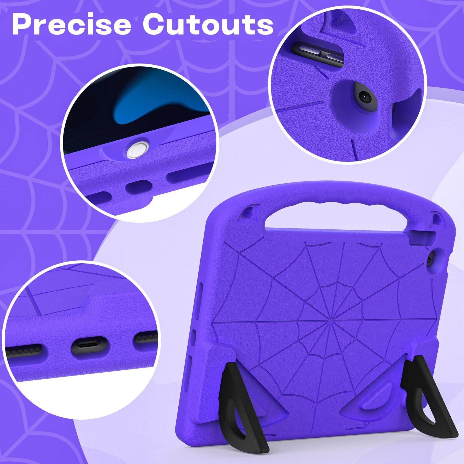 Kids Case For Ipad 9Th/8Th/7Th Generation   Ipad 10.2 Inch 2021/2020/2019 Case With Built In Screen Protector, Shockproof Handle