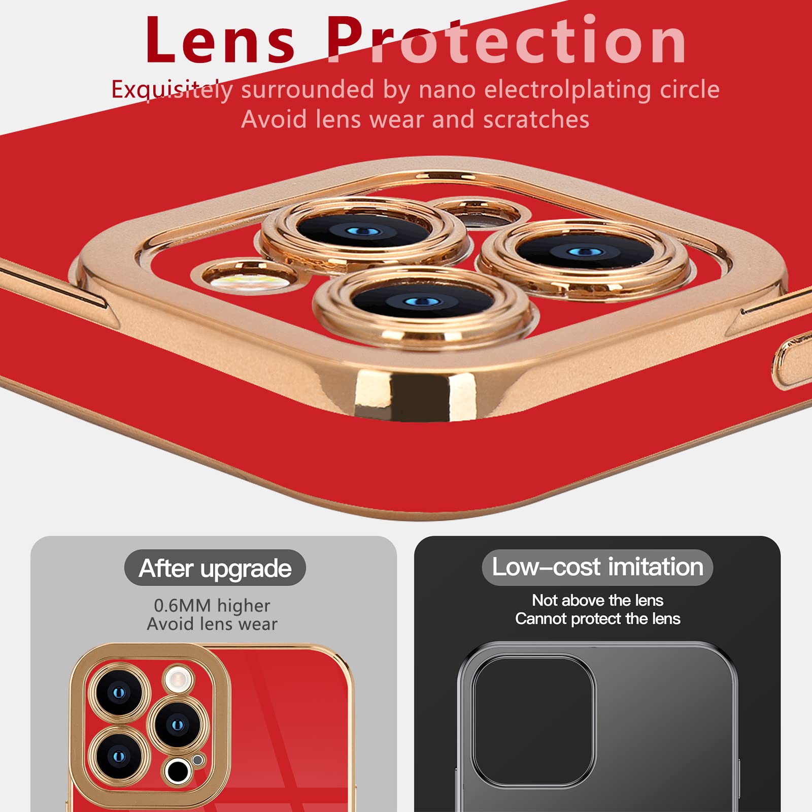 Lafunda For Iphone 12 Pro Max Case, Cute Slim Soft Silicone Shockproof Cover For Women Girls Anti Scratch Protective Luxury Pret