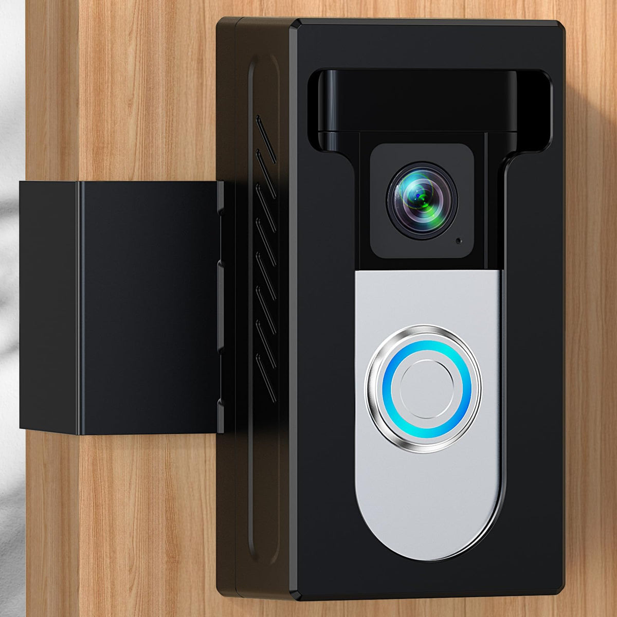 Qibox Anti-Theft Video Doorbell Mount Compatible With Ring/Blink Wireless Video Doorbell, Renter Friendly Camera Mount, No Drill