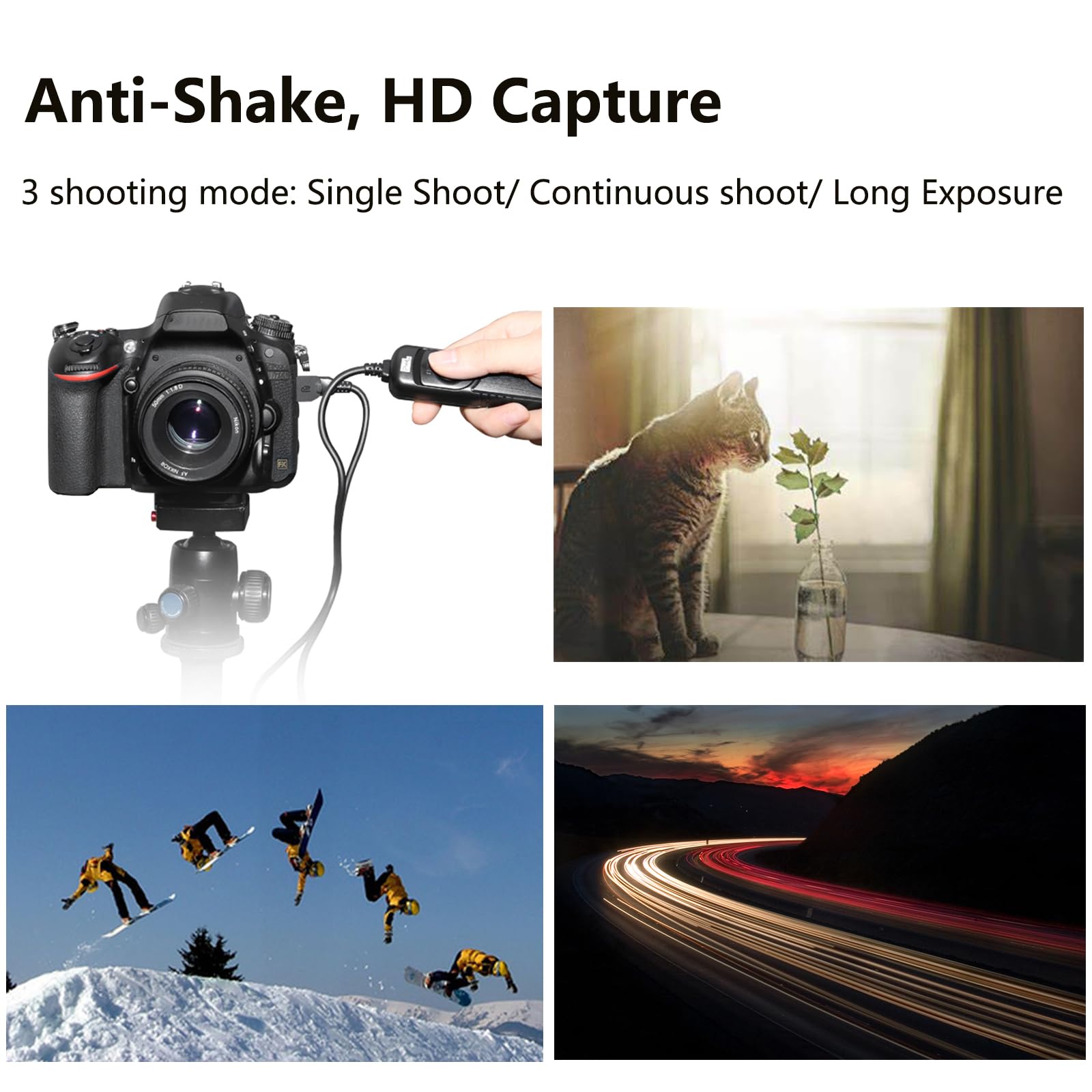 Camera Shutter Release E3 For Canon R6, R7, R10, Eosr, Eosrp, 750D, 2000D, 1200D, M5, M6, Xti, Xs, Xsi, Fuji Xt3, Xt4, Xt30, Gfx100, Olympus Om 1