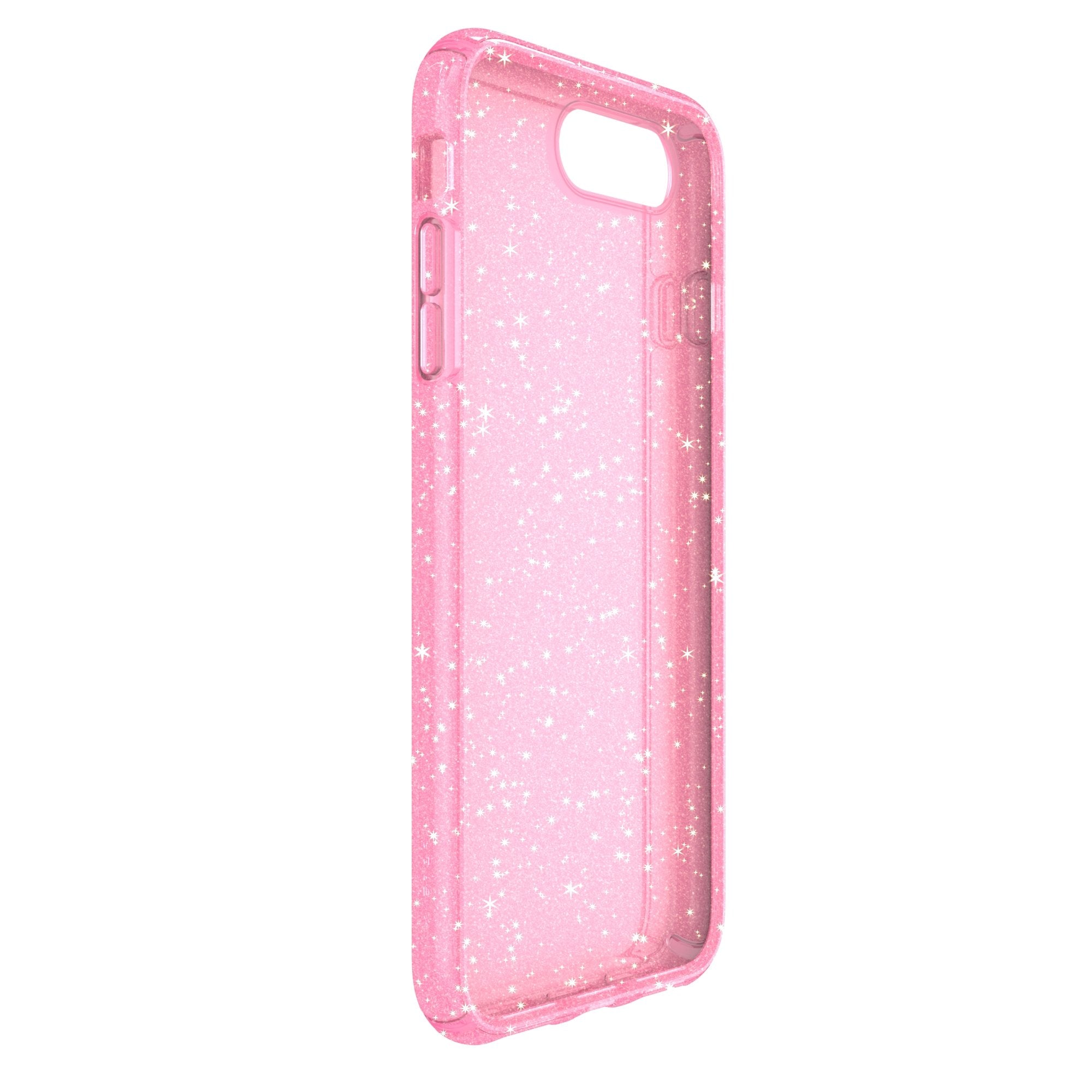 Speck 103123 6603 Products Presidio Clear  Glitter Case For Iphone 8 Plus (Also Fits 7 Plus And 6S Plus6 Plus), Bella Pink With