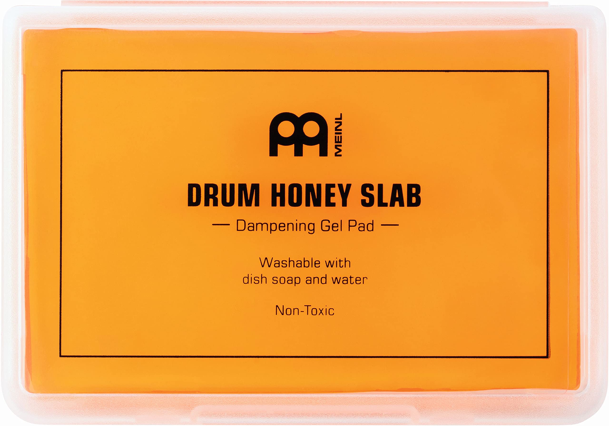 Meinl Cymbals Drum Honey Slab Large Dampening Gel Pad, Includes Storage Container, 1 Piece (Mdhs)