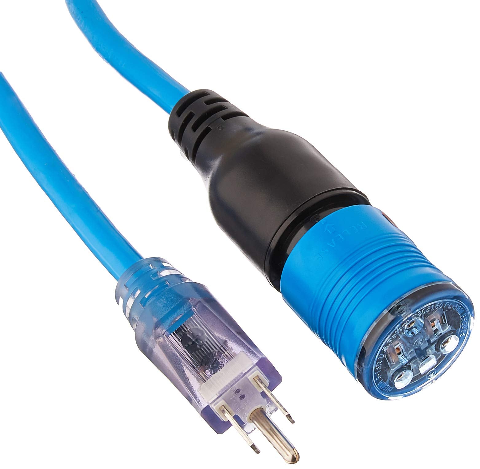CENTURY WIRE & CABLE D14412050BL 50 12/3 Blue Extension Cord, Blue